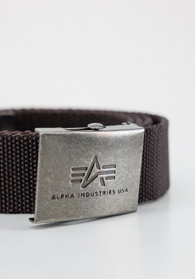 Alpha Industries Ledergürtel Alpha Industries Accessoires - Belts Heavy  Duty Belt 4 cm