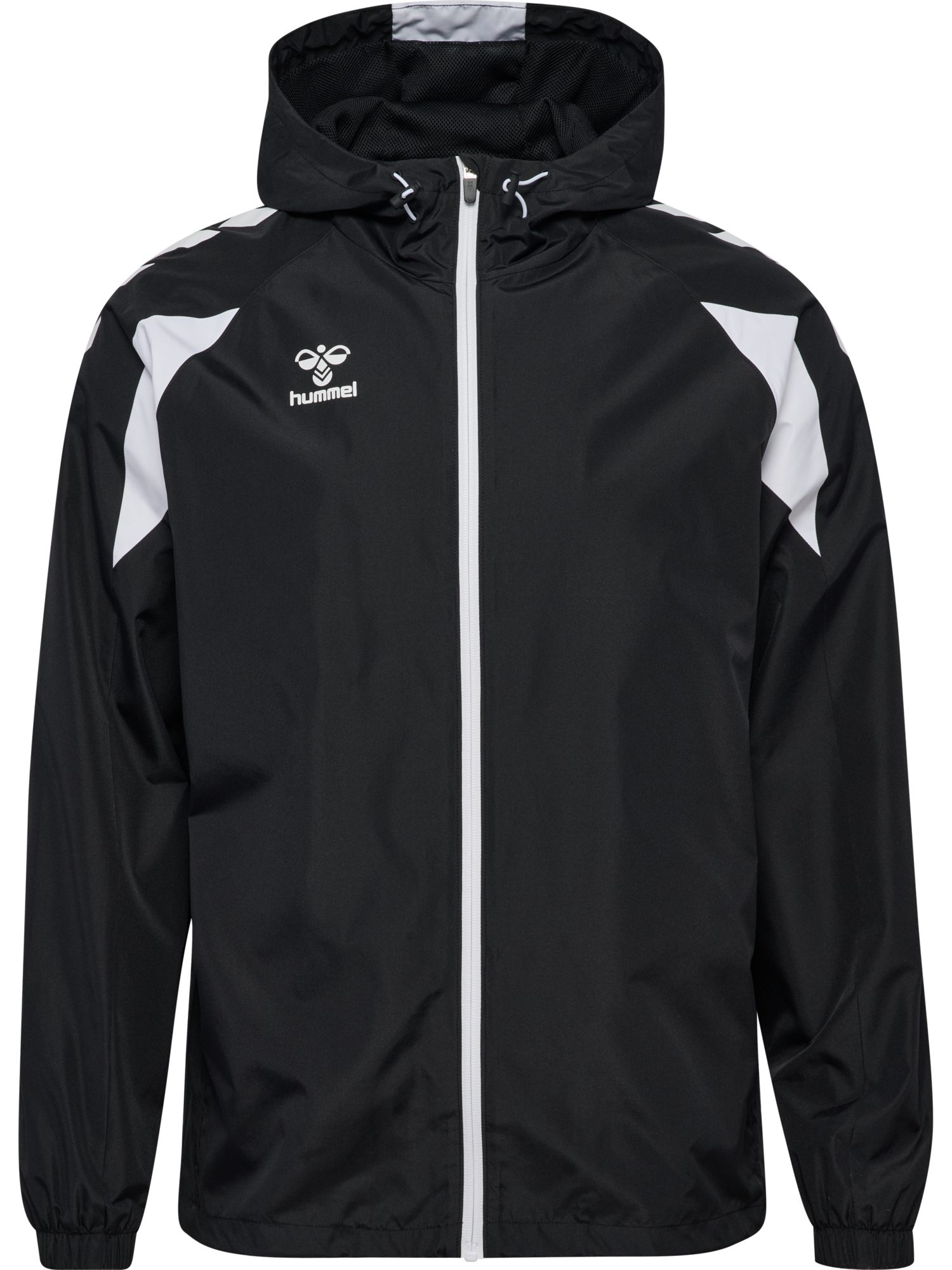 hummel Trainingsjacke HMLCORE 2.0 ALL-WEATHER JACKET (1-St) gewebter Stoff, wasserabweisend, mit Seitentaschen und Innentasche