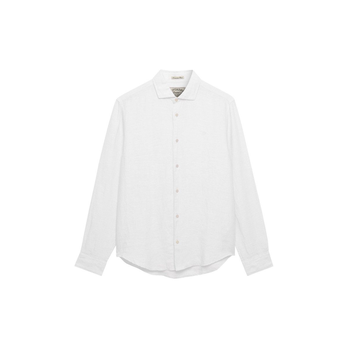 Superdry Langarmhemd Riviera L/S Linen Herren Klamotte, Dress, Business, Freizeithemd, Anzug
