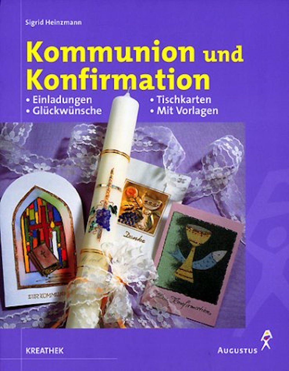 H-Erzmade Bastelperlen Buch Kommunion und Konfirmation : Einladungen, Glü