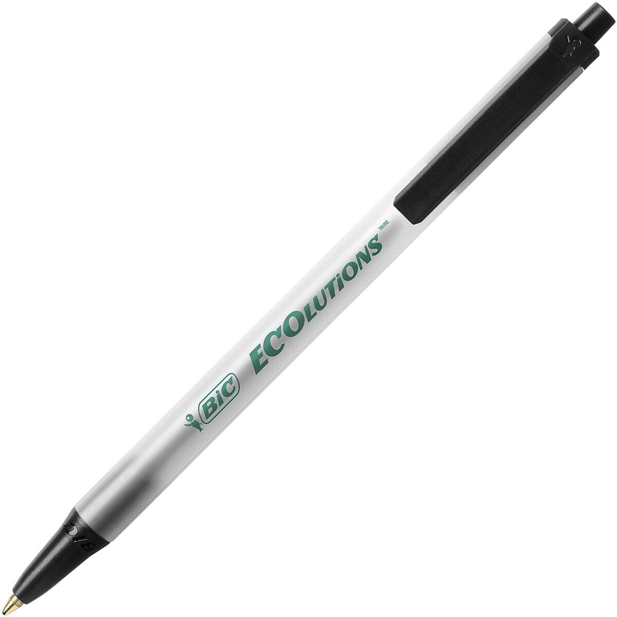 BIC Kugelschreiber Ecolutions Clic Stic, zu 62% aus recyceltem Material
