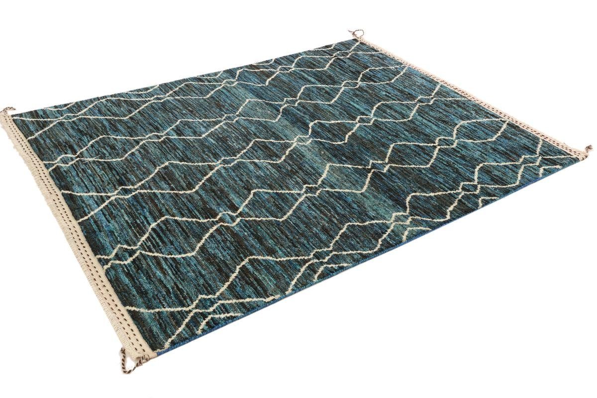20 mm Nain Orientteppich Orientteppich, rechteckig, Berber Moderner Handgeknüpfter 146x202 Maroccan Trading, Höhe: