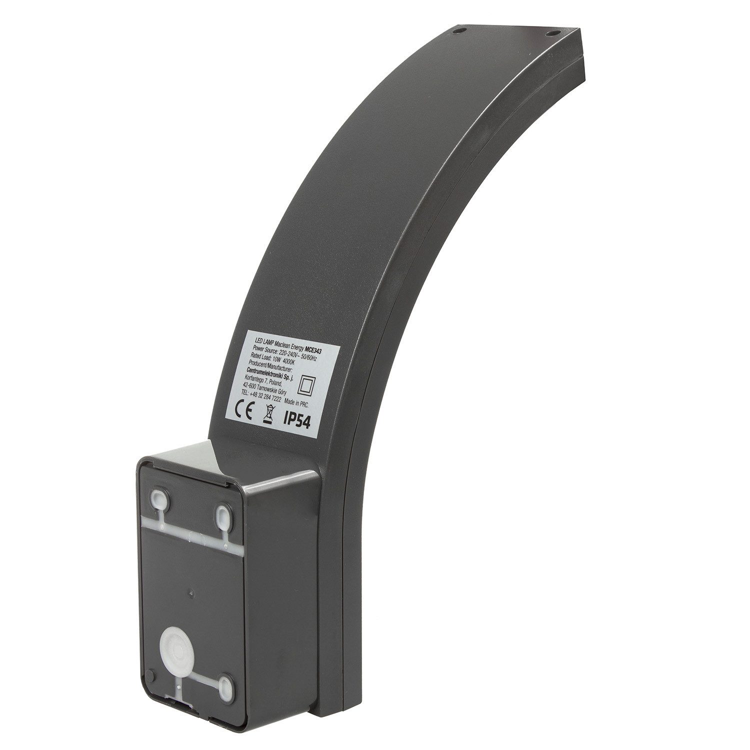 Maclean LED Außen-Wandleuchte MCE343 Wandlampe 10W 2000lm IP54, LED fest integriert, Neutralweiß, für Garten, Garage & Hauseingang, Neutralweiß 4000K – Bild 2 von 5