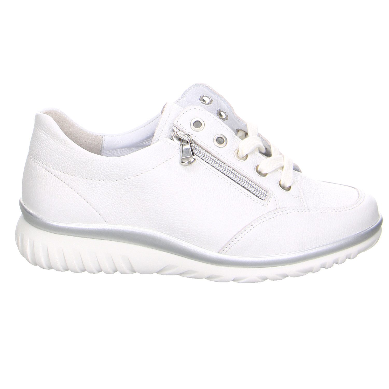 Semler Semler Softina Leder Comfort Schnürschuhe weiss Schnürschuh