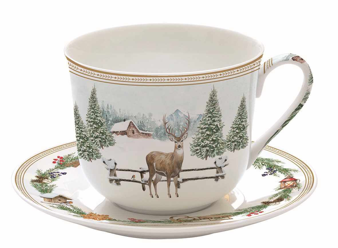 EasyLife Tasse WHIF1454 - White Forest Jumbotasse, 400 ml, 1-tlg.