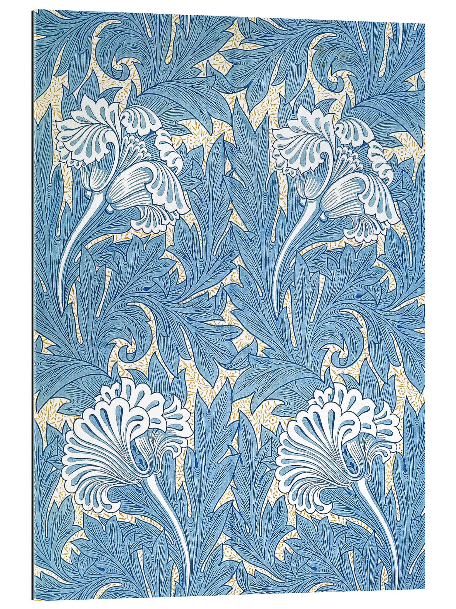 Posterlounge XXL-Wandbild William Morris, Tulpen, Vintage Grafikdesign
