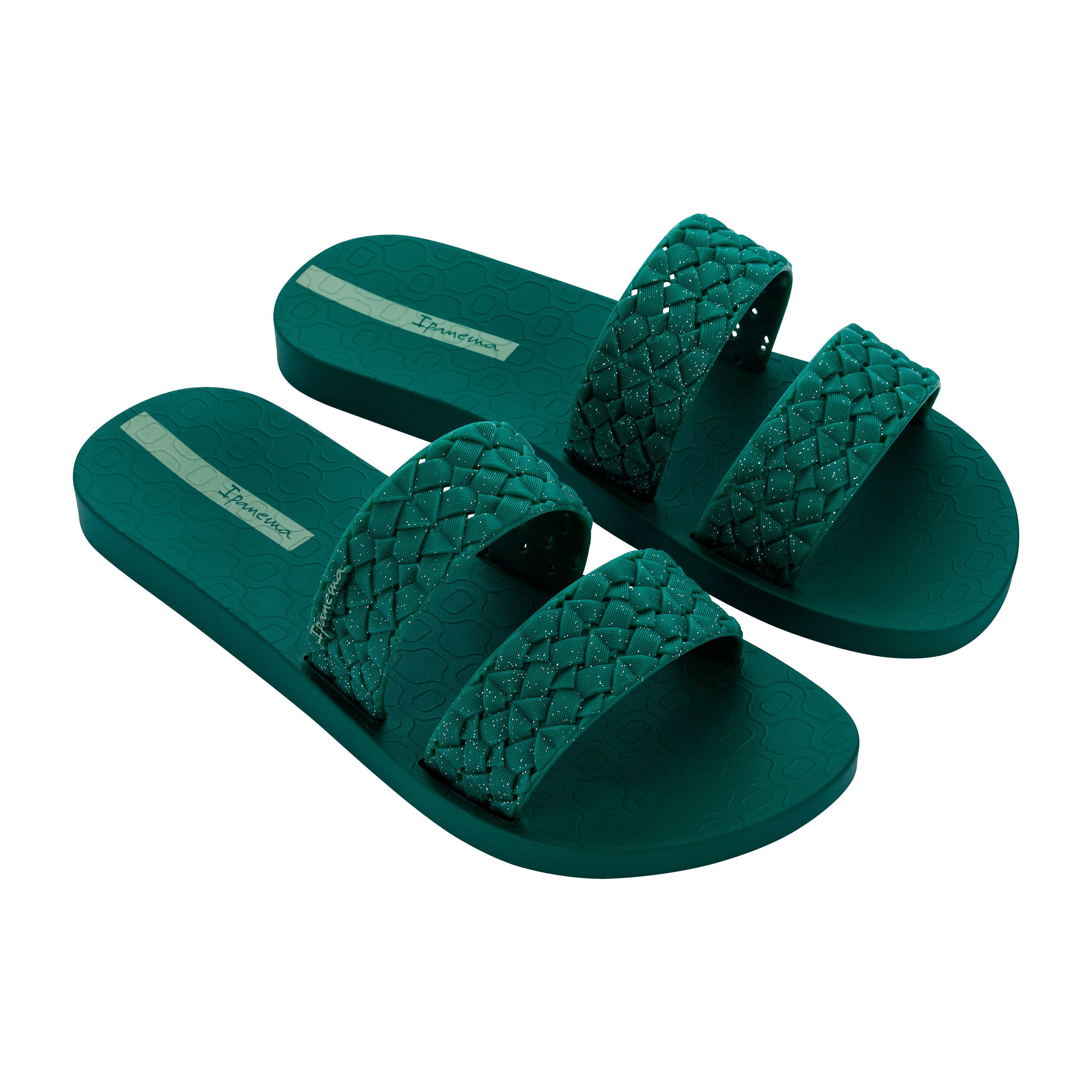 Ipanema IPANEMA RENDA II FEM - Slides Pantolette Bade-Schlappen - Doppelriemen - Flecht-Optik