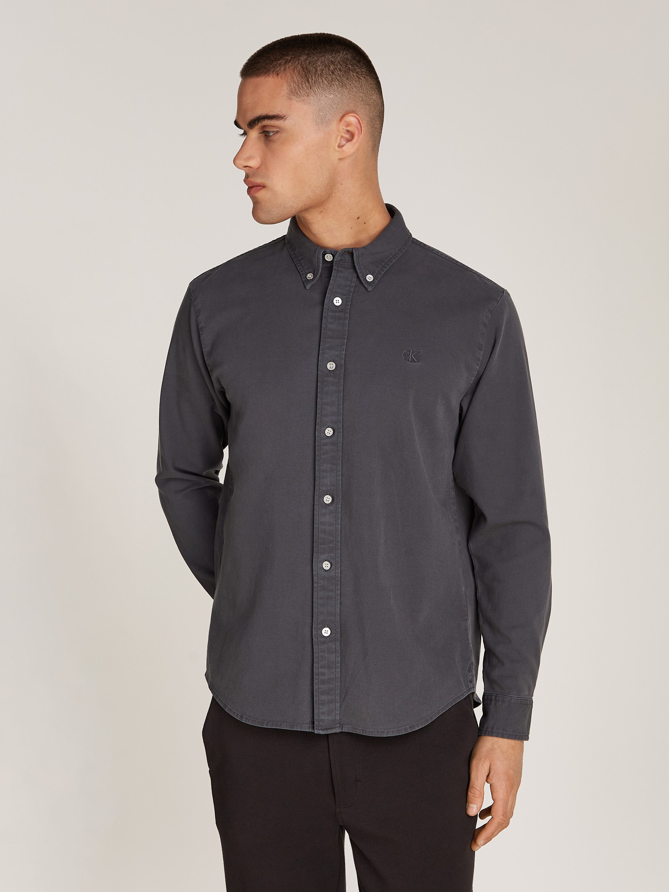 Calvin Klein Jeans Langarmhemd GARMENT DYE günstig online kaufen