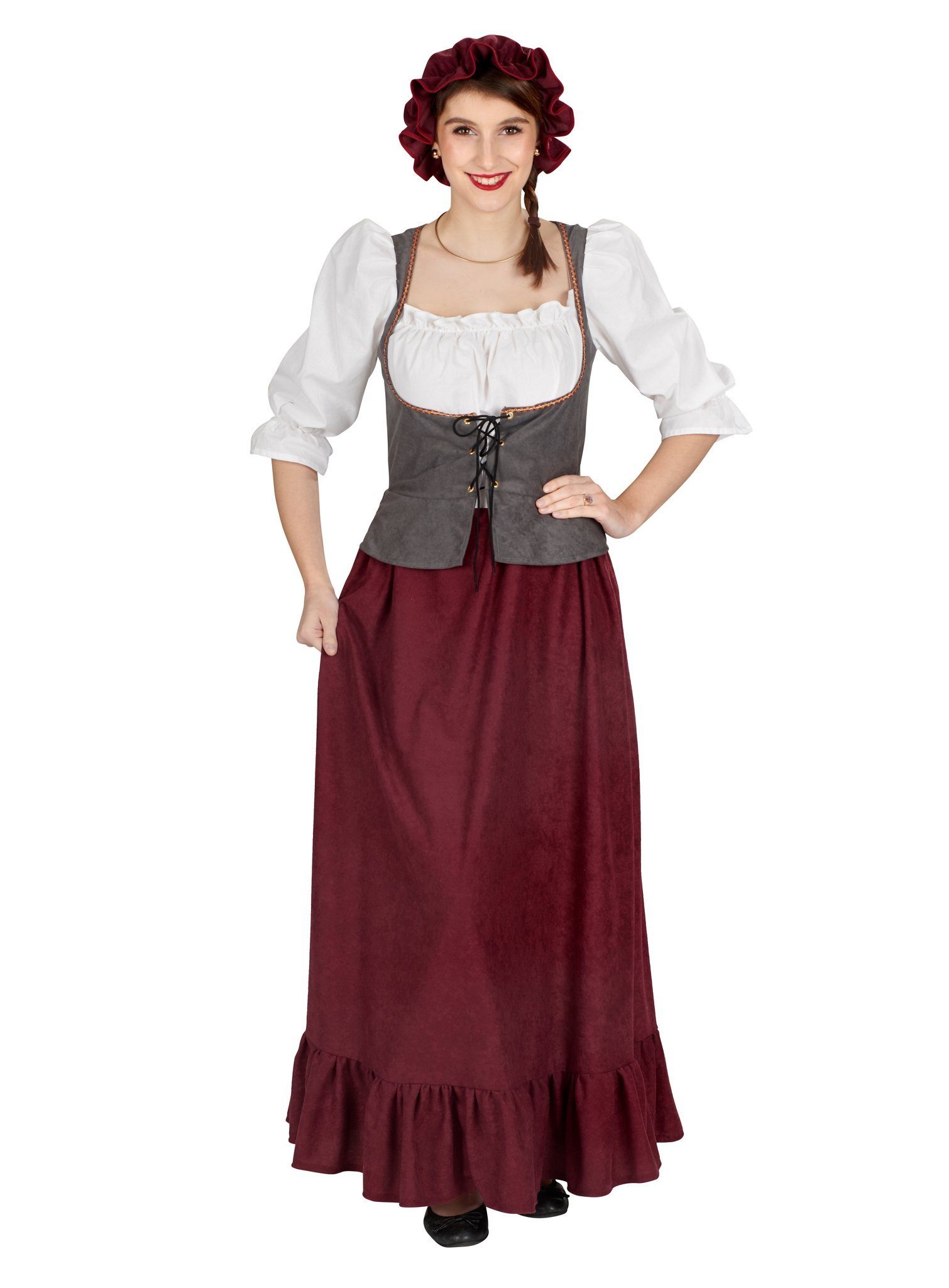 Metamorph Kostüm Holde Magd, Mittelalterliches Kostüm für Burgfräulein oder Mägde