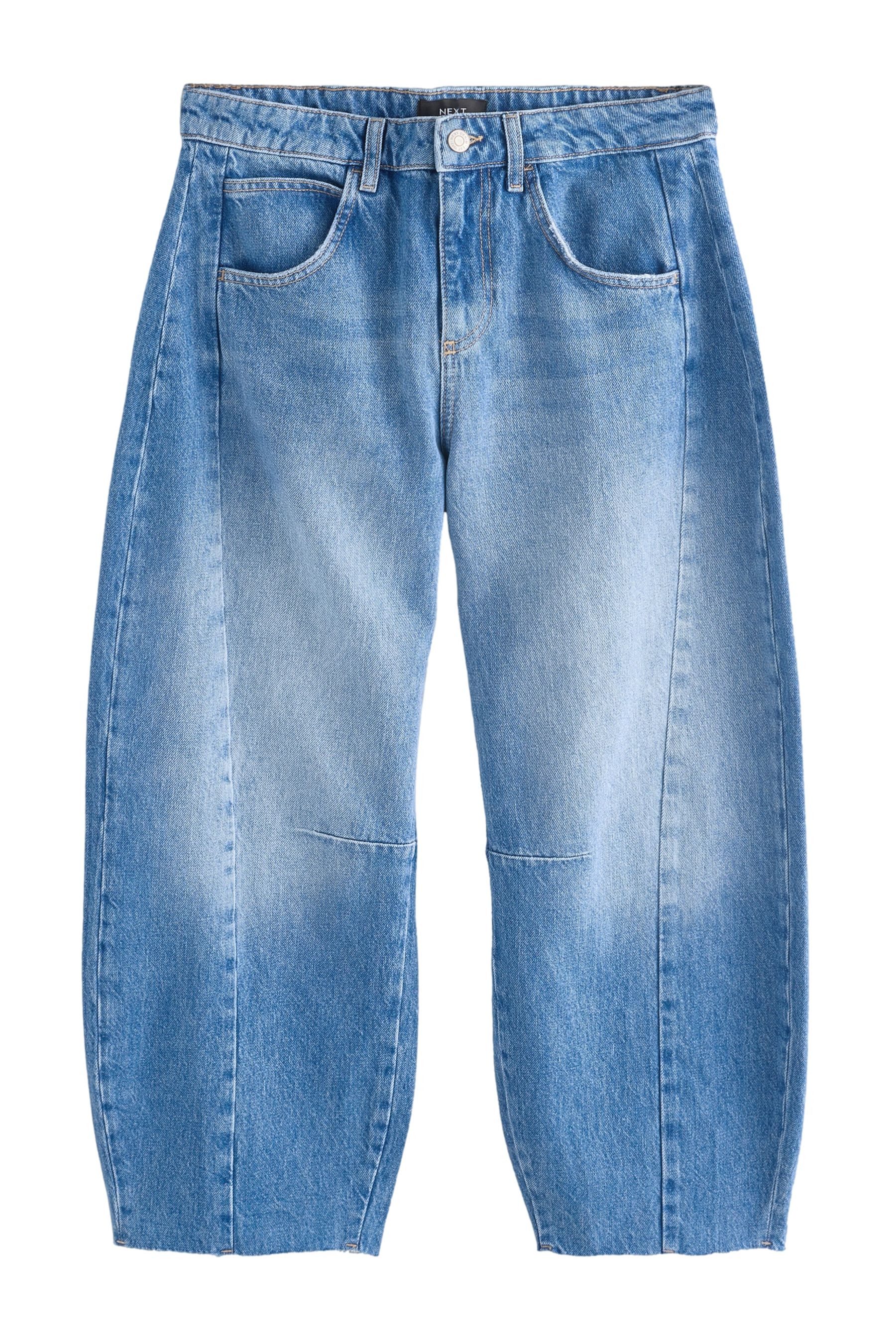 Next Weite Jeans Horseshoe Barrel-Jeans aus günstig online kaufen