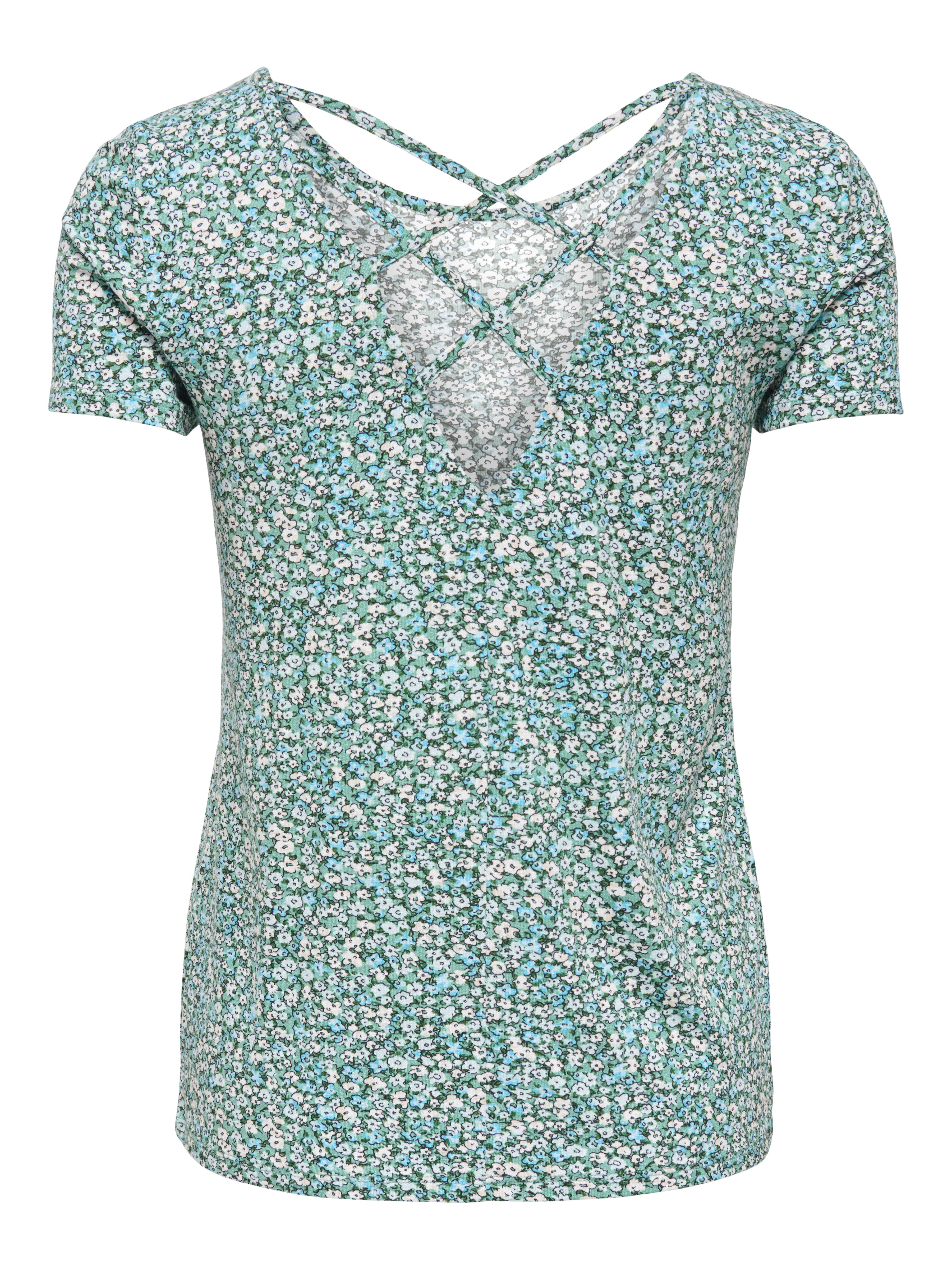 ONLY Kurzarmshirt ONLBERA BACK LACE UP S/S TOP JRS NOOS günstig online kaufen