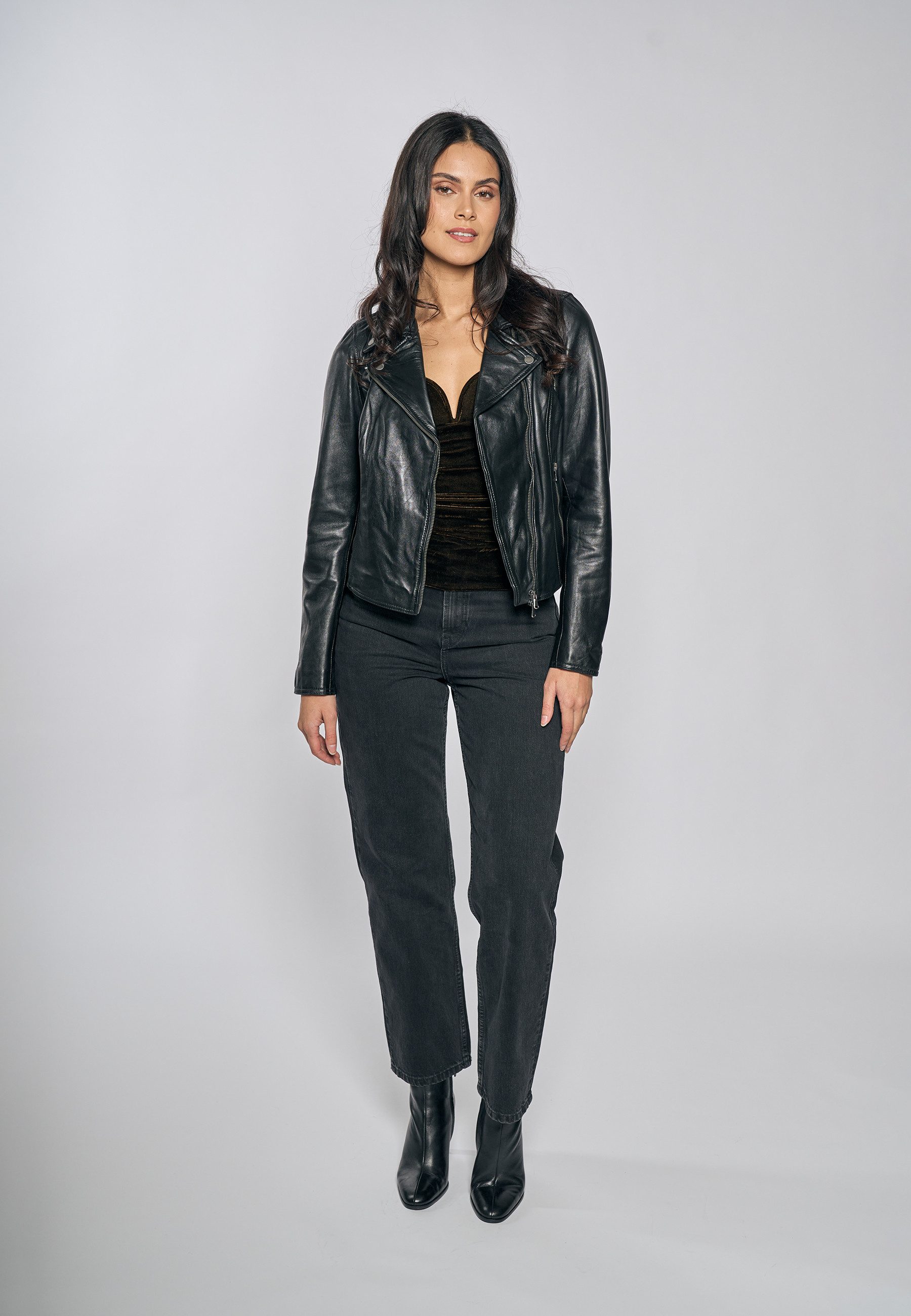 Freaky Nation Lederjacke Bali-FN SC