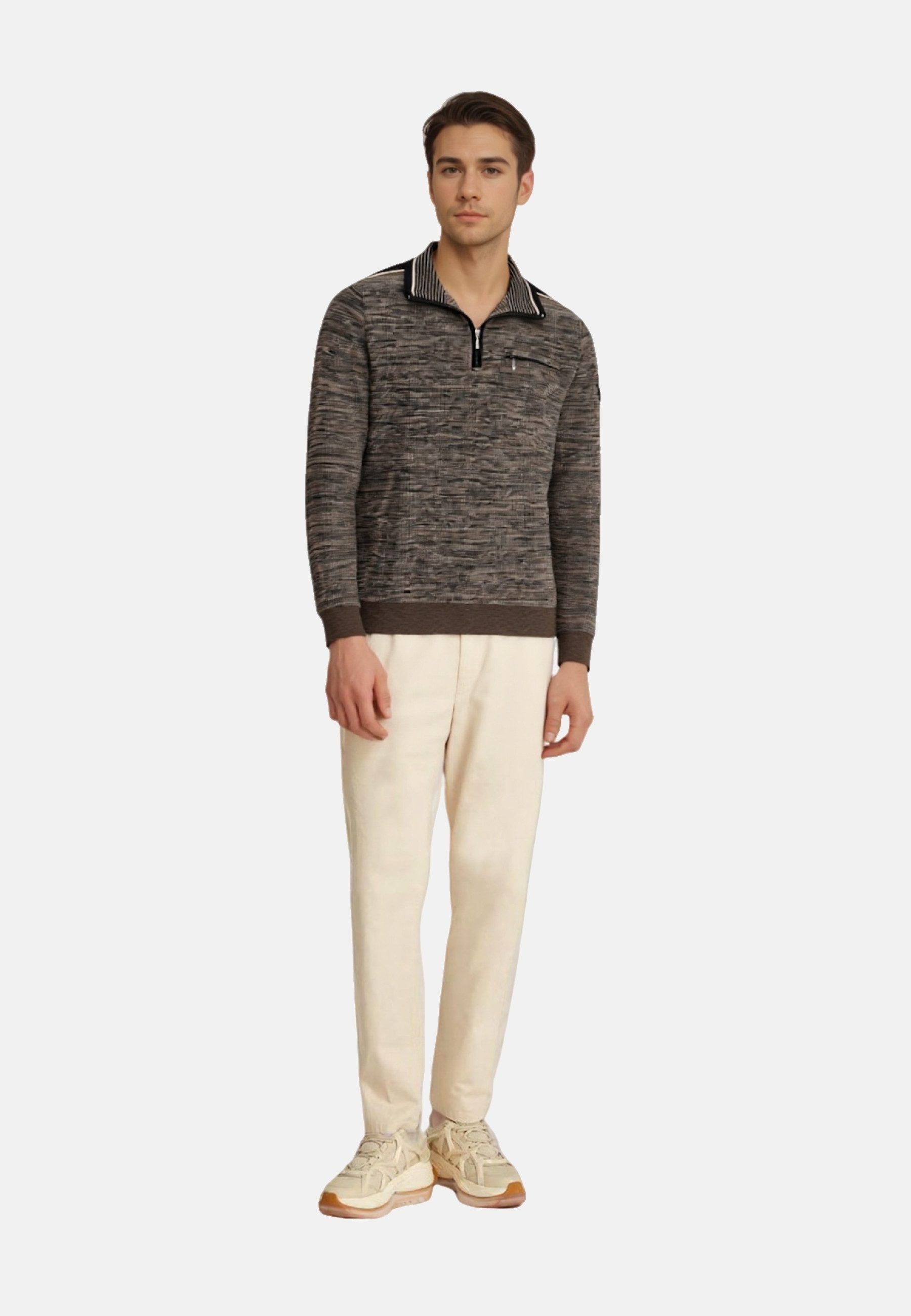 Hajo Troyer Sweatshirt Stay Fresh Pullover Troyer (1-tlg)