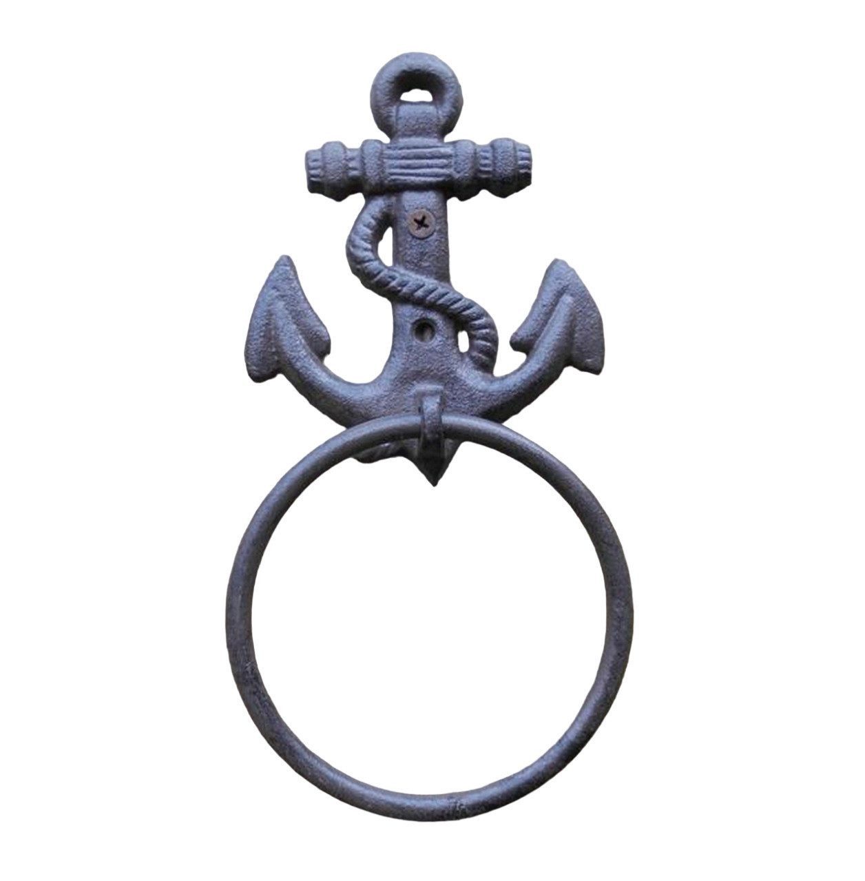 Deko-Impression Handtuchring Maritimer Handtuchhalter Ring Anker. günstig online kaufen