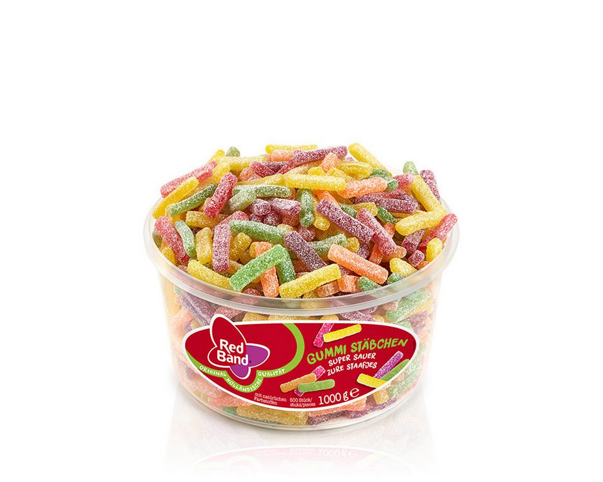 Red Band Süßigkeit, Red Band Gummi Stäbchen extrasaure gezuckertes Fruchtgummi 1000g