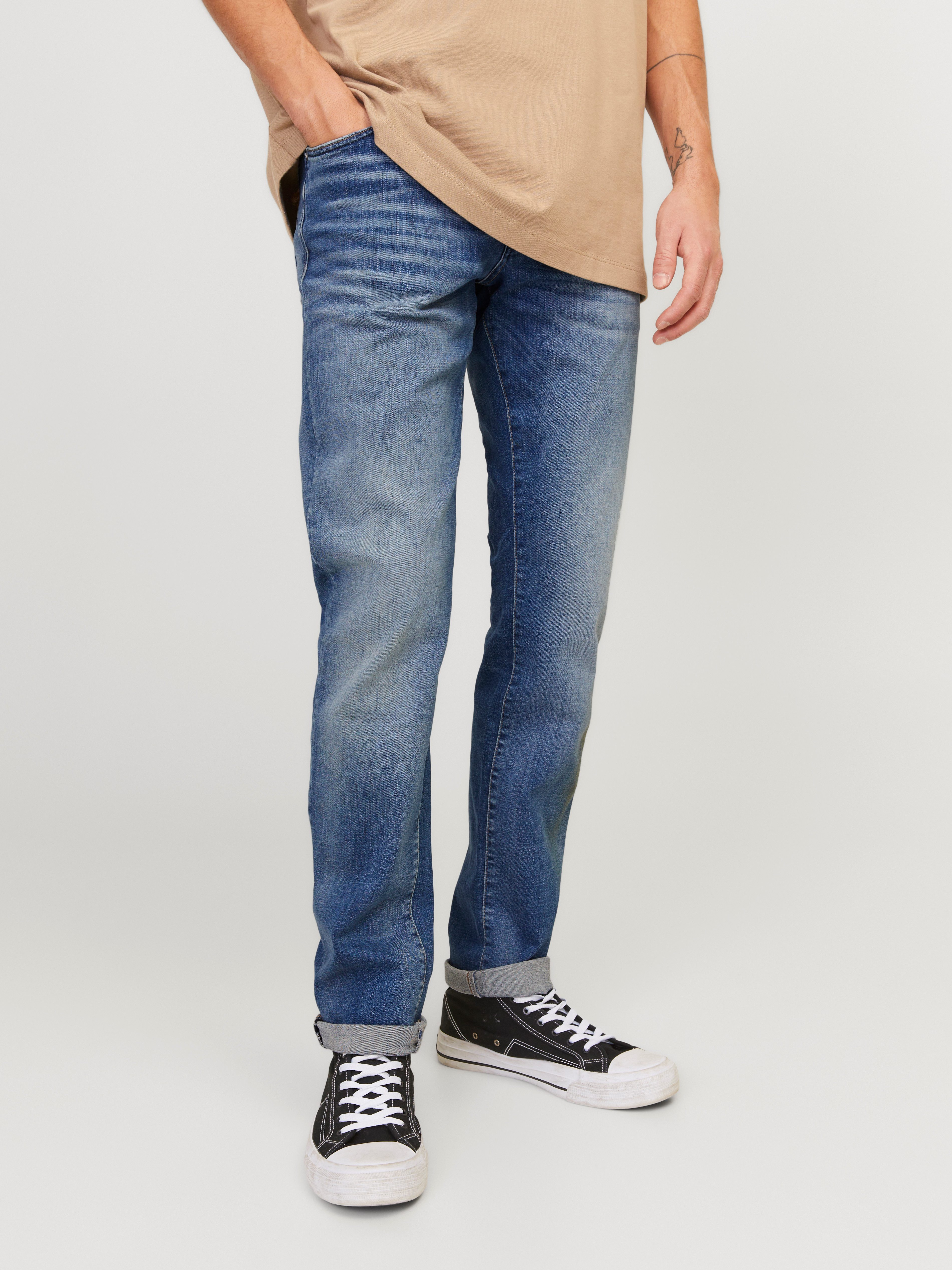 Jack & Jones Slim-fit-Jeans JJIGLENN JJICON JJ 619 50SPS NOOS Baumwollmischung, slim fit. Reduzierter Preis € 55,99. Unverbindliche Preisempfehlung € 79,99