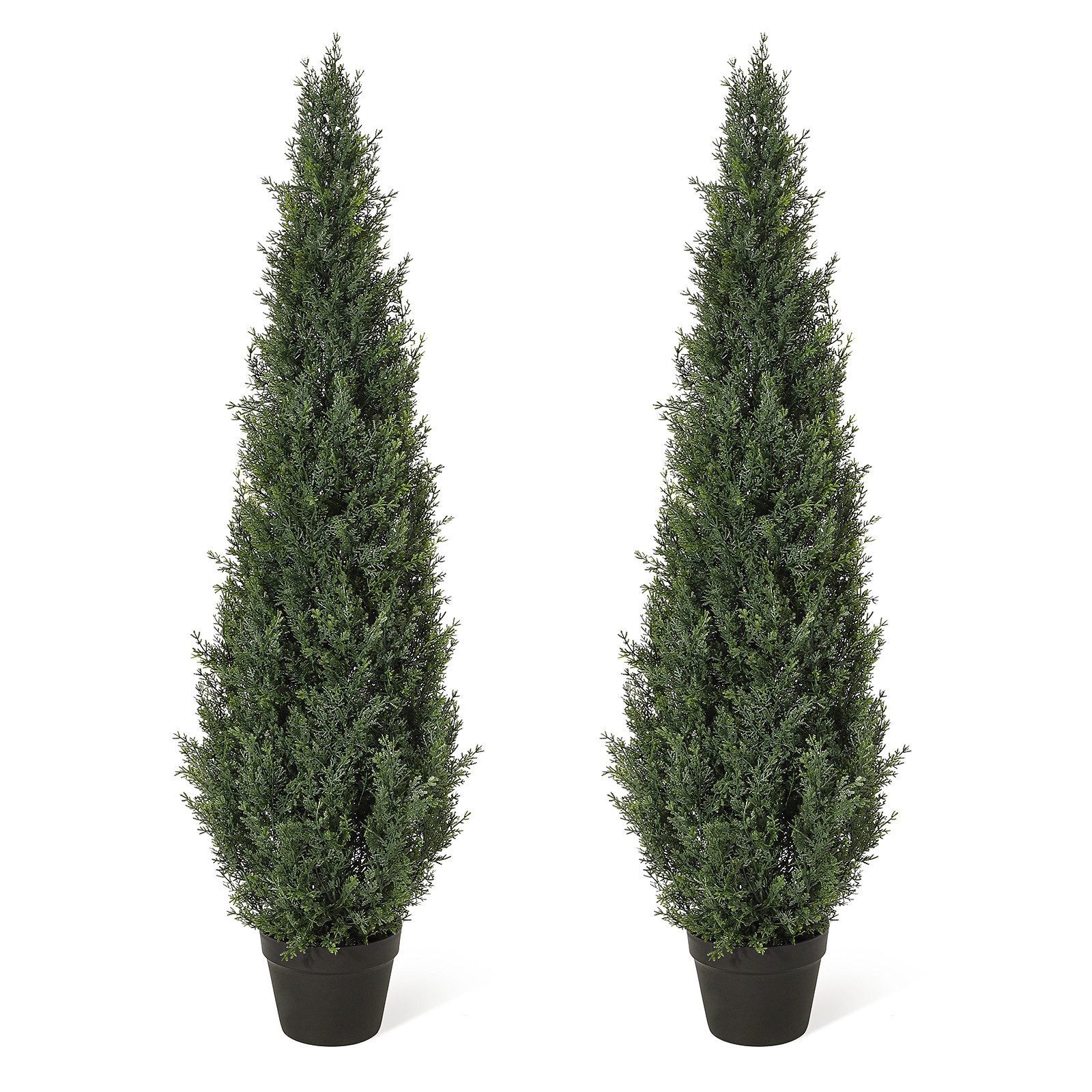 Kunstbaum künstliche Zeder,künstlicher Strauch,UV-beständiges,Topfpflanze-2 günstig online kaufen