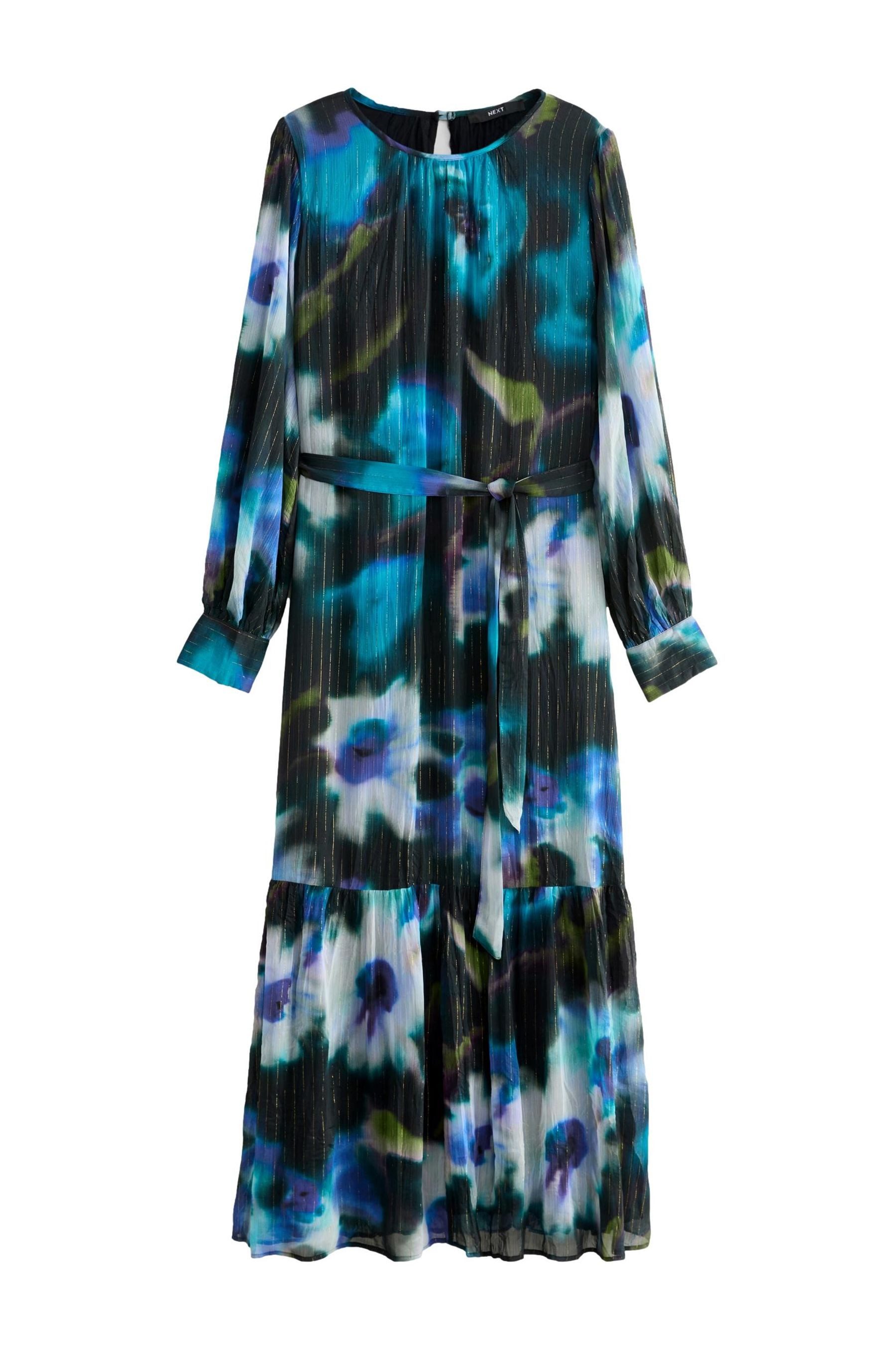 Next Maxikleid Langarm-Maxikleid in Knitteroptik mit günstig online kaufen