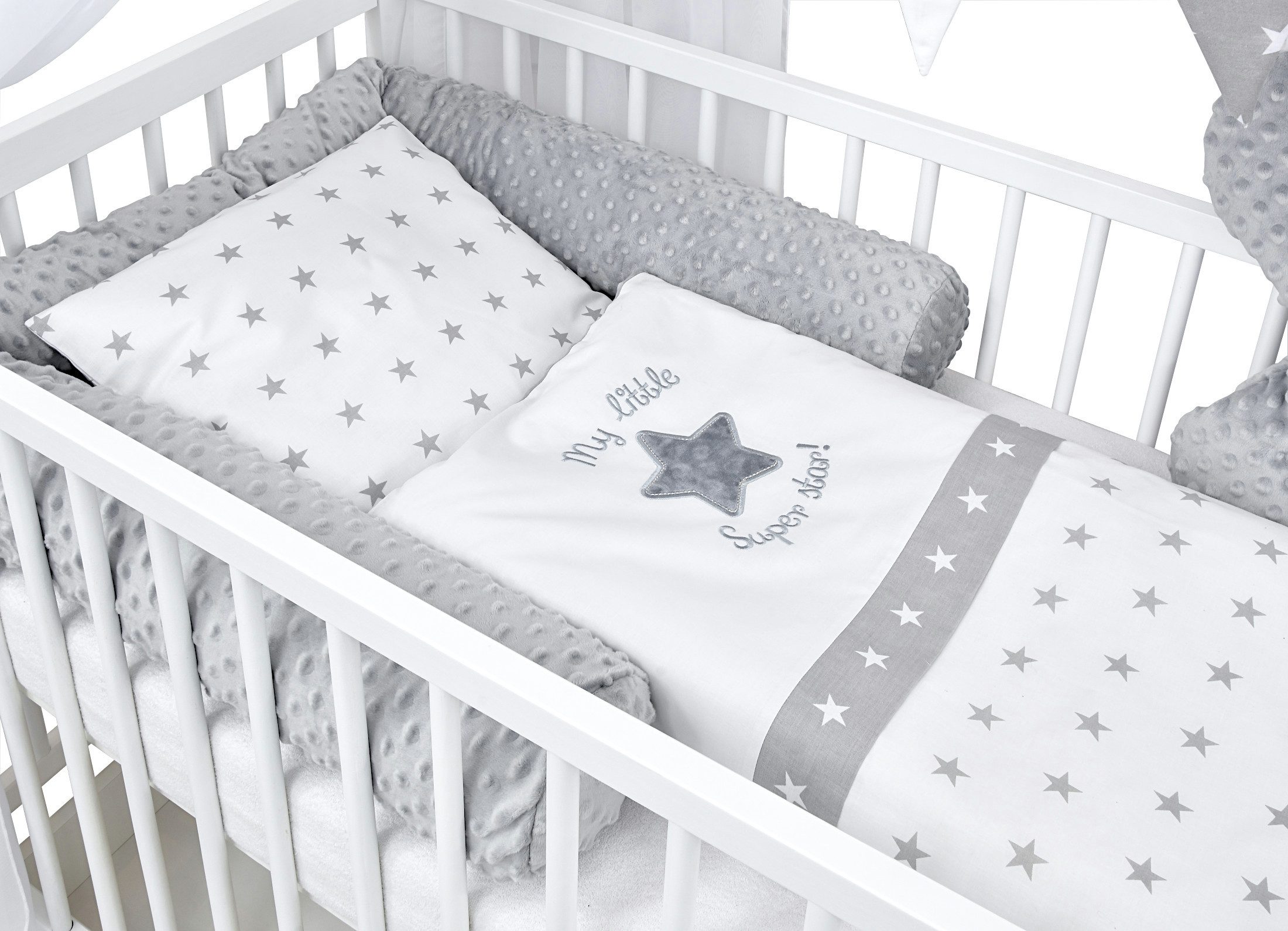 Baby-Delux Komplettbett Hausbett Babybett Schublade Schutzgitter Beißschien günstig online kaufen
