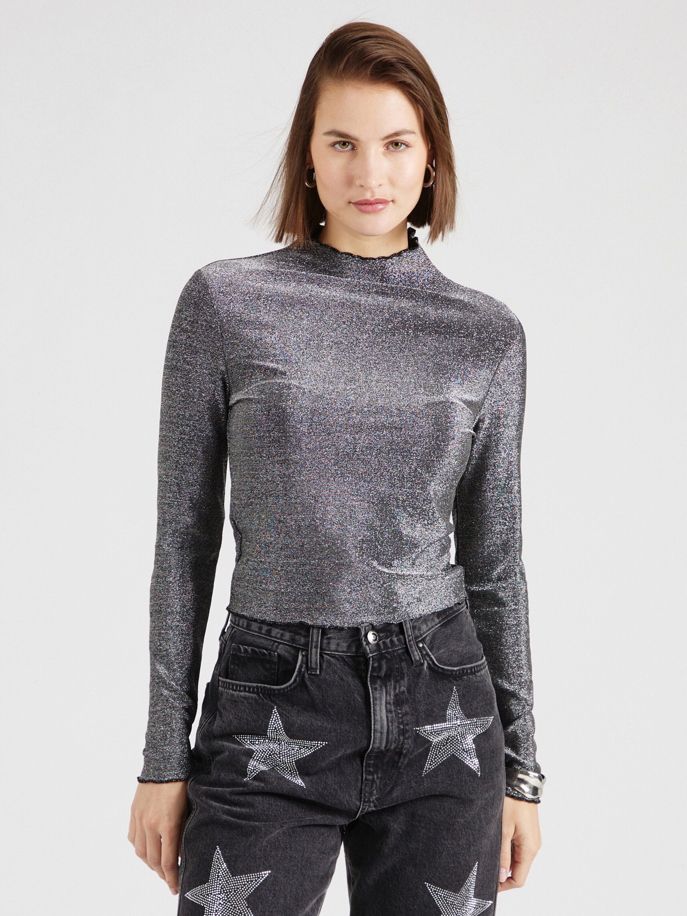 pieces Langarmshirt Sandra (1-tlg) Weiteres Detail günstig online kaufen