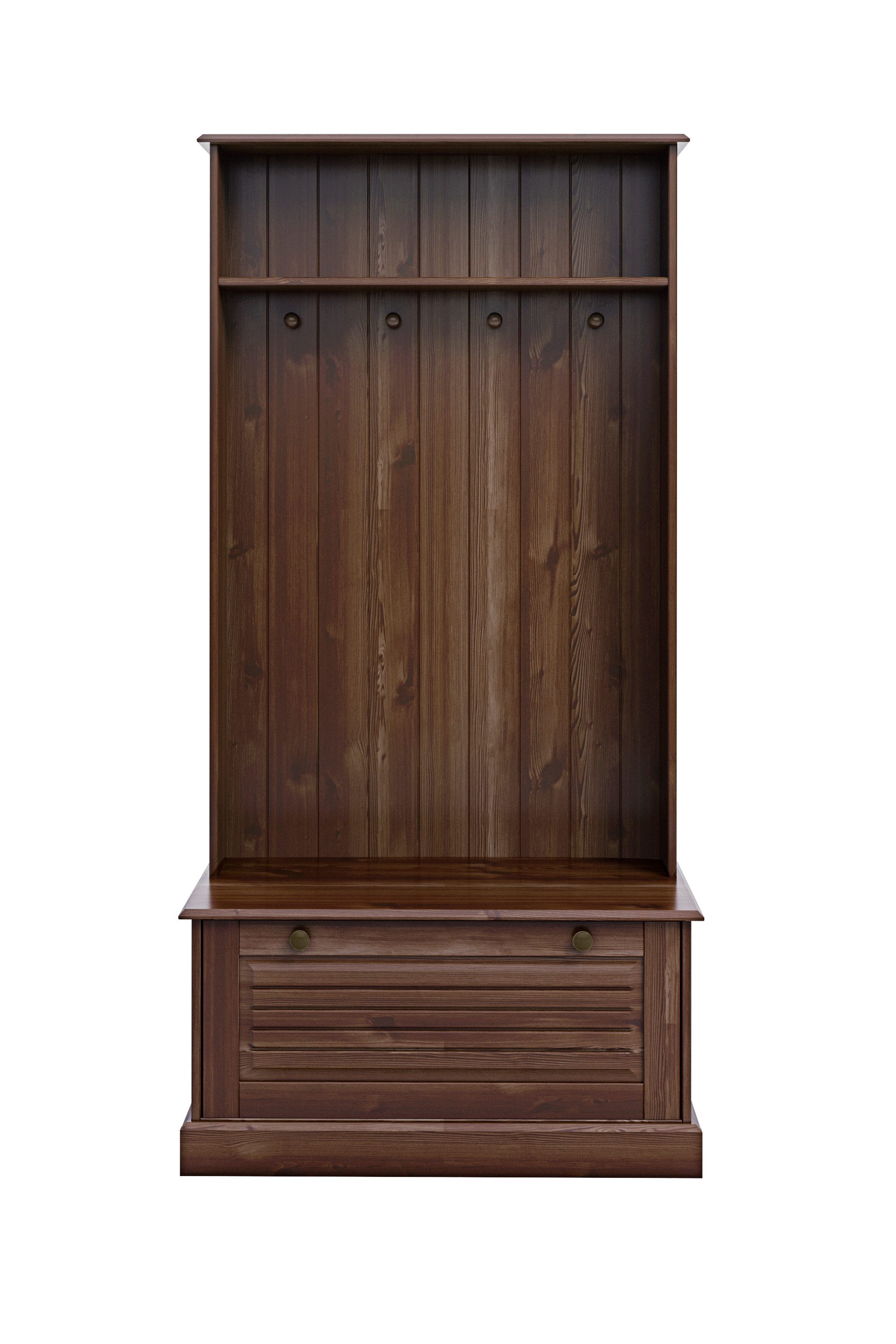 OTTO home Kompaktgarderobe Liotta Mit einer Klappe und 4 Kleiderhacken
