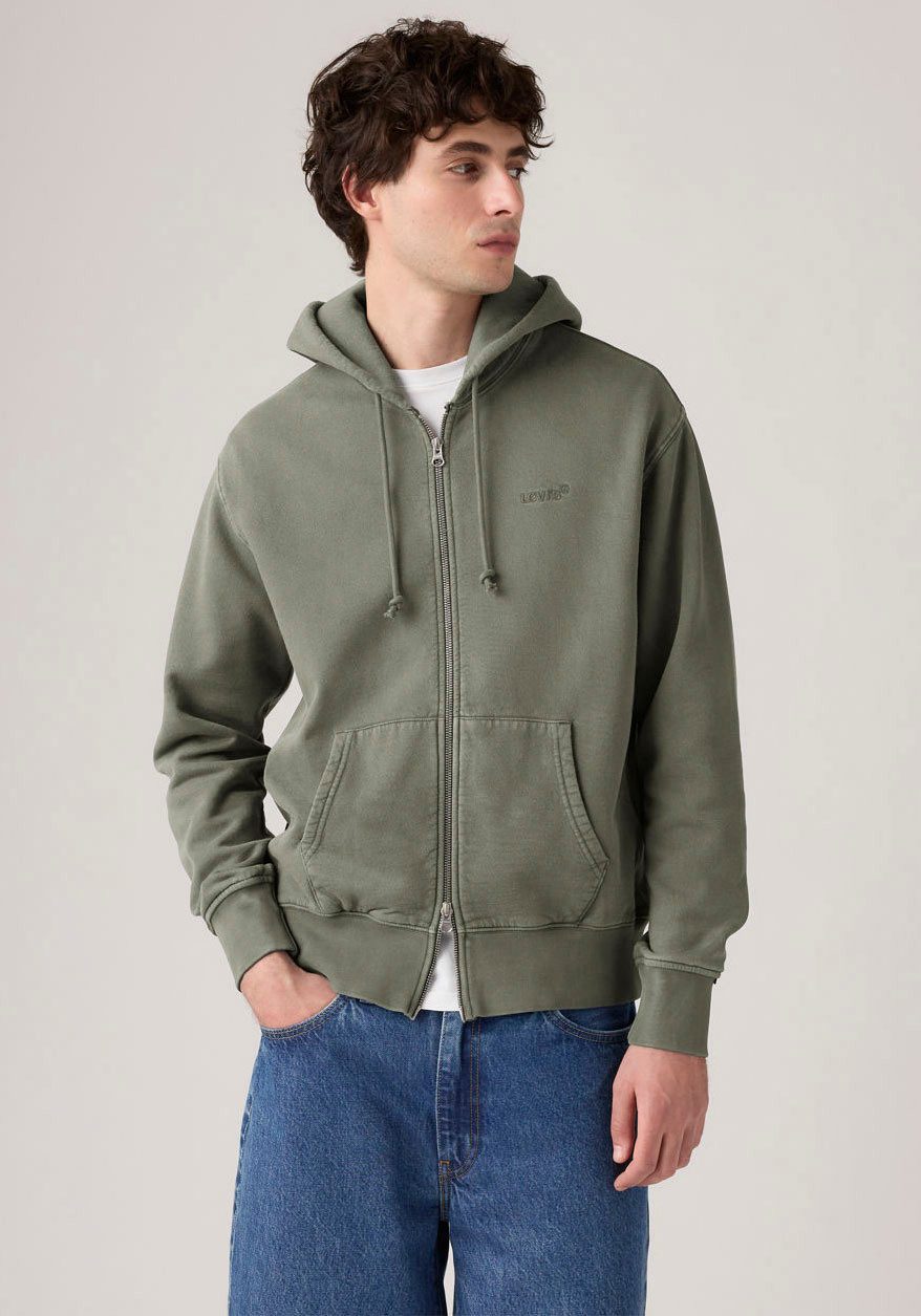 Levi's® Kapuzensweatjacke mit Logo-Stickerei