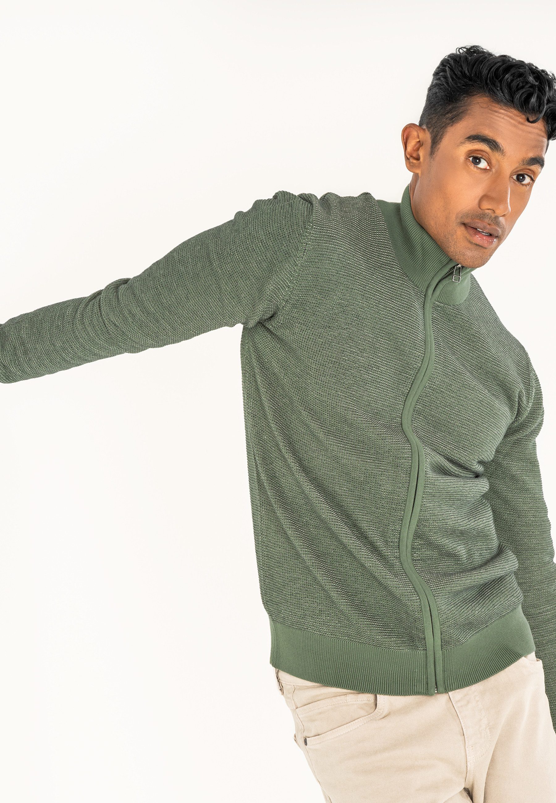LIVING CRAFTS Strickjacke SPENCER GOTS zertifiziert