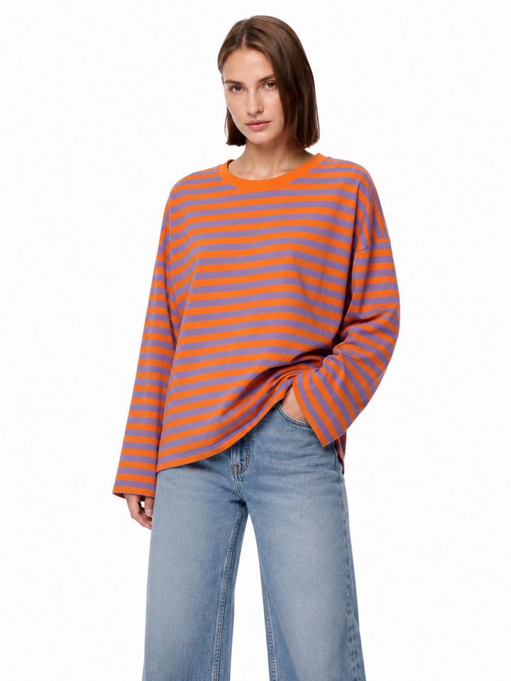 Worldclassca Longsleeve WORLDCLASSCA Longsleeve Streifen Langarm Shirt Sweatshirt Gestreift Neue Kollektion - Stilvolle und gemütliche Mode für Damen