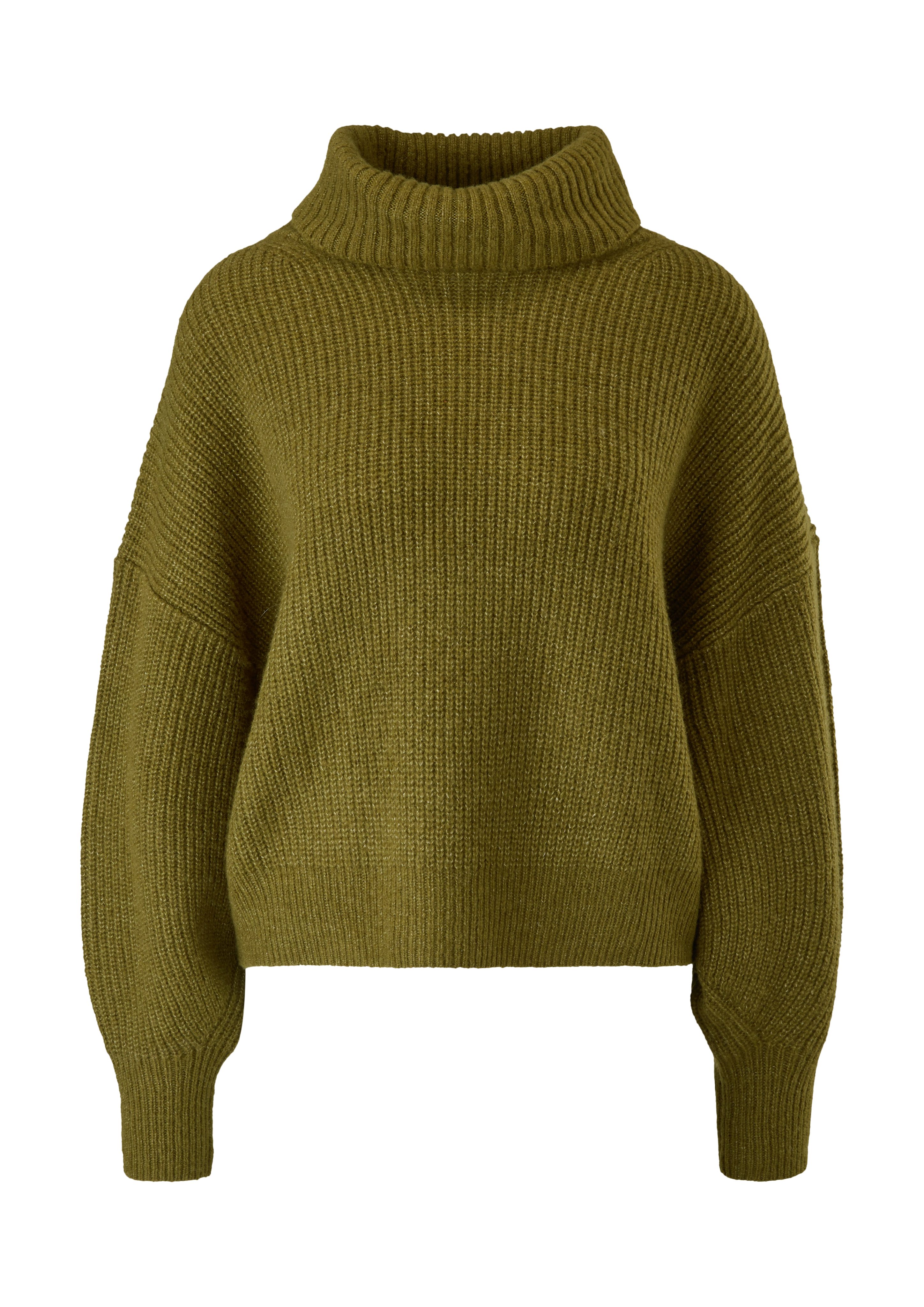 s.Oliver Strickpullover Pullover aus Wollmix guacamole