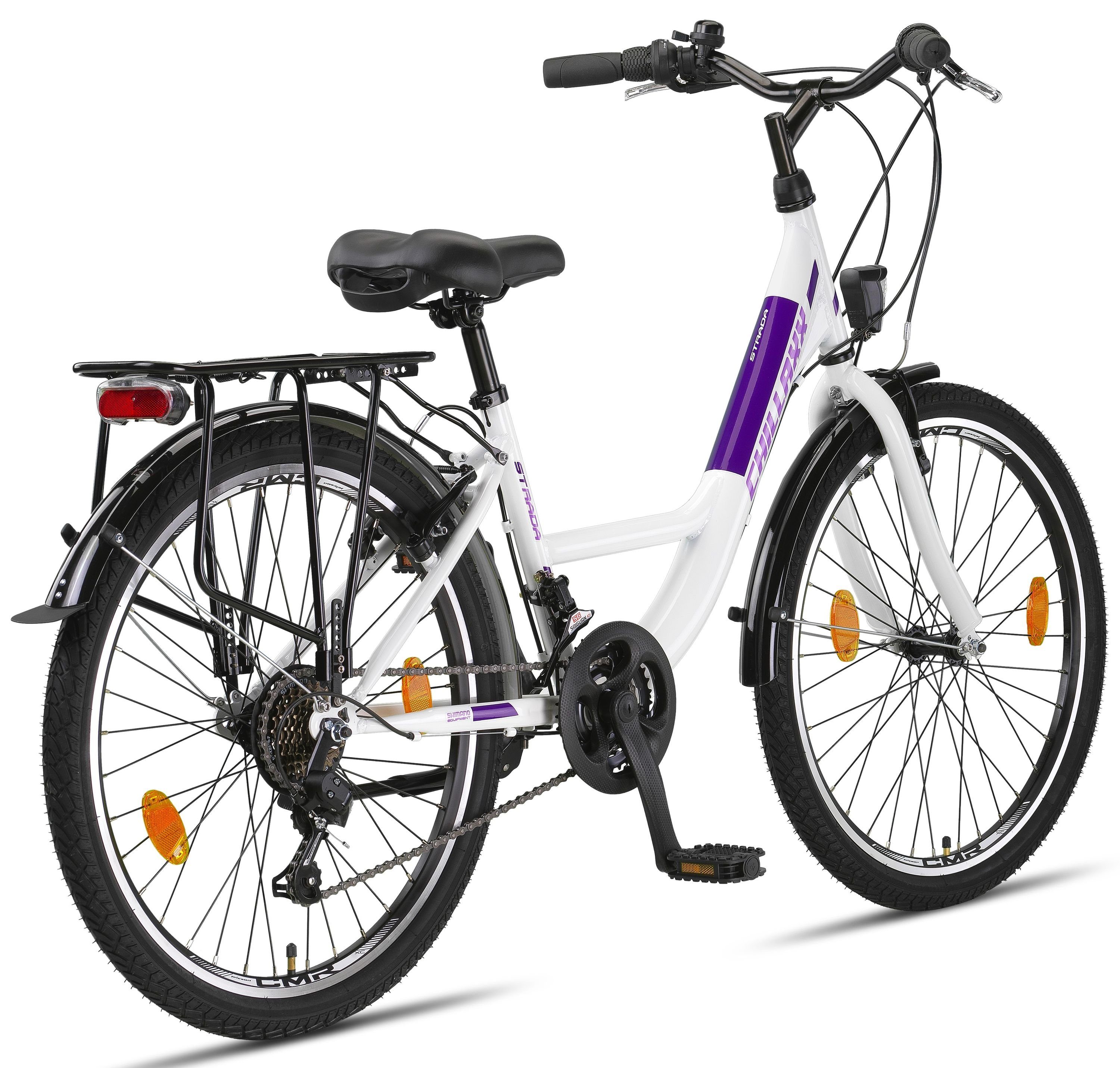 Chillaxx Cityrad Chillaxx Bike Strada Premium City Bike in 24, 26, 28 Zoll