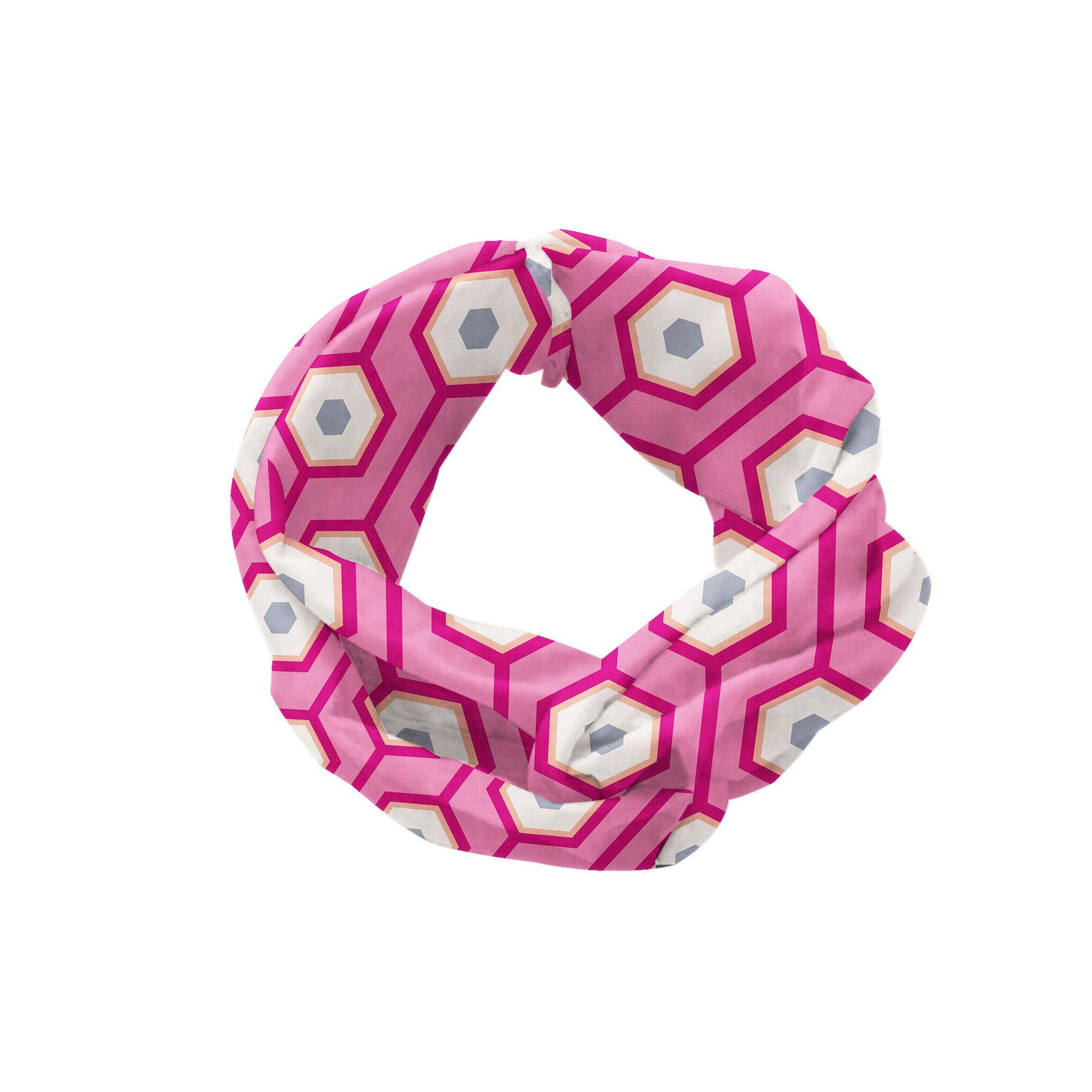 Abakuhaus Stirnband Angenehme Dots Vertikal Rosa accessories Elastisch Hexagons und alltags