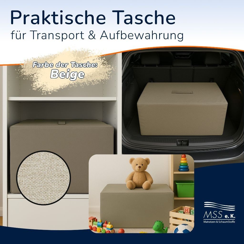 Klappmatratze Klappmatratze Neo, MSS e.K., 15 cm hoch, abnehmbarer Bezug günstig online kaufen