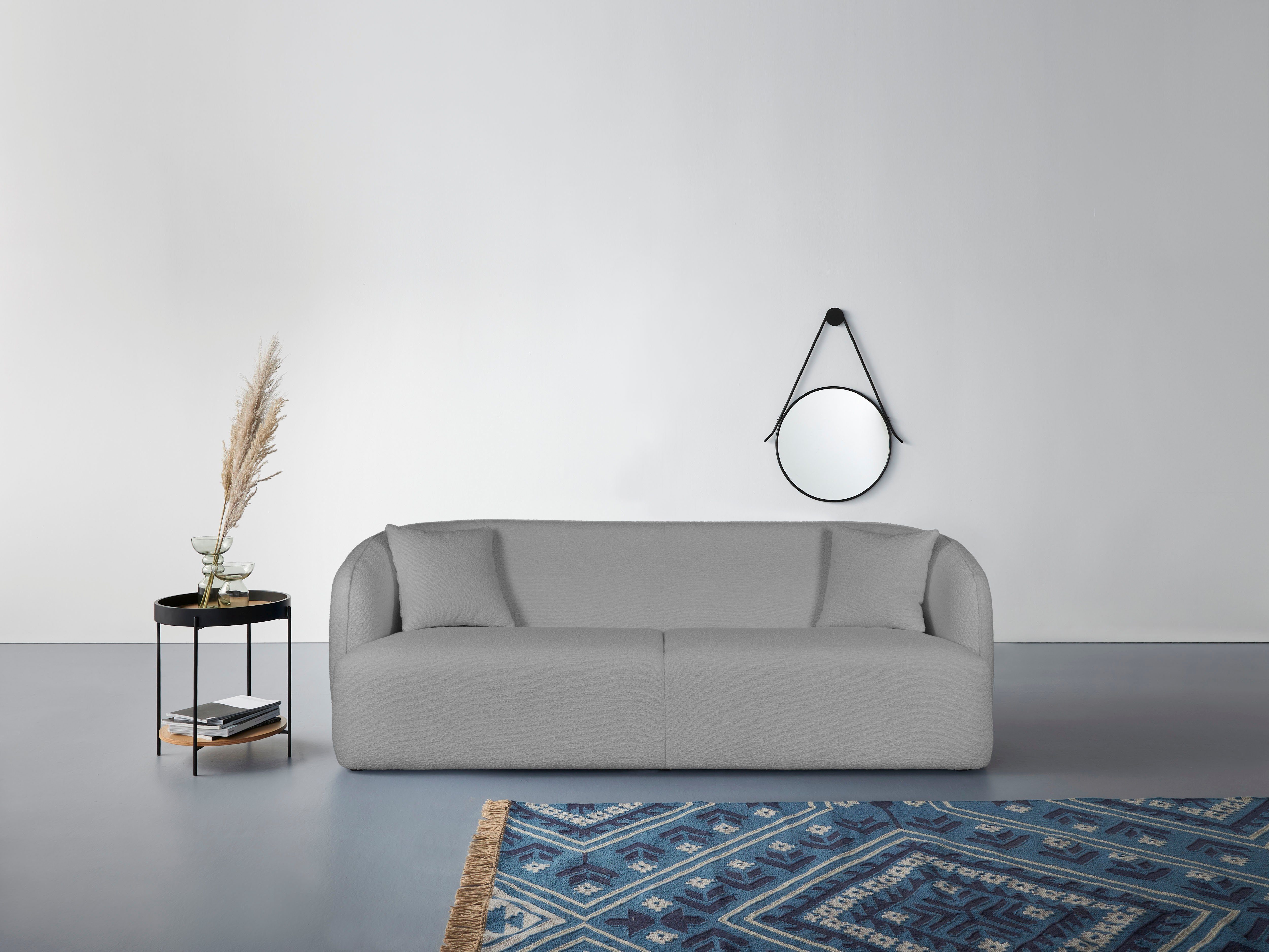 andas 3-Sitzer "Knautschzone" auch mit Bouclé-Bezug günstig online kaufen