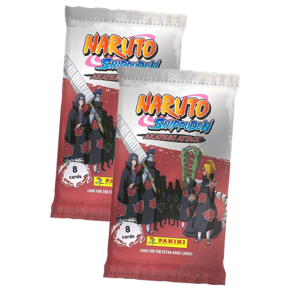 Panini Sammelkarte Naruto Shippuden Karten - Akatsuki Attack Trading Cards (2024), Naruto Shippuden Karten - Sammelkarten - 2 Booster