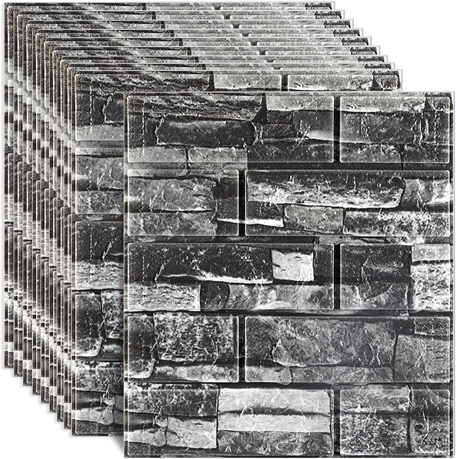 Coonoor 3D-Tapete 3D-Tapete,10 stück selbstklebende Wandpaneele 35x38 cm, ( günstig online kaufen