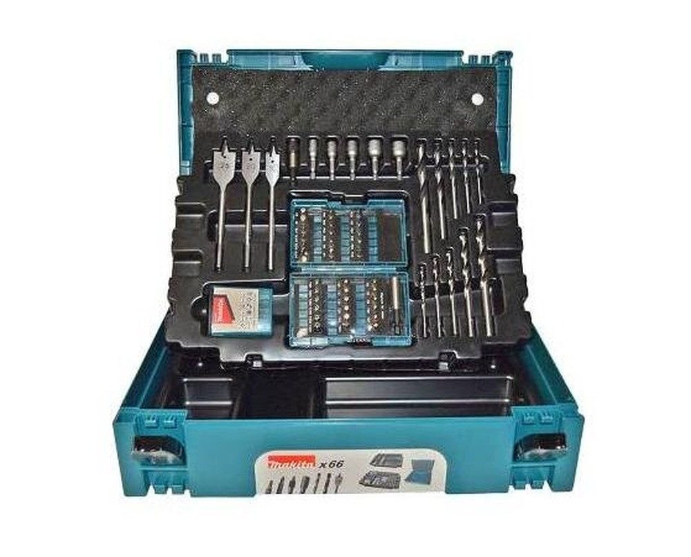 Makita Bohrer- und Bit-Set Makita BOHR- UND BITSATZ 62TLG. B-53908 MAKPAC ###