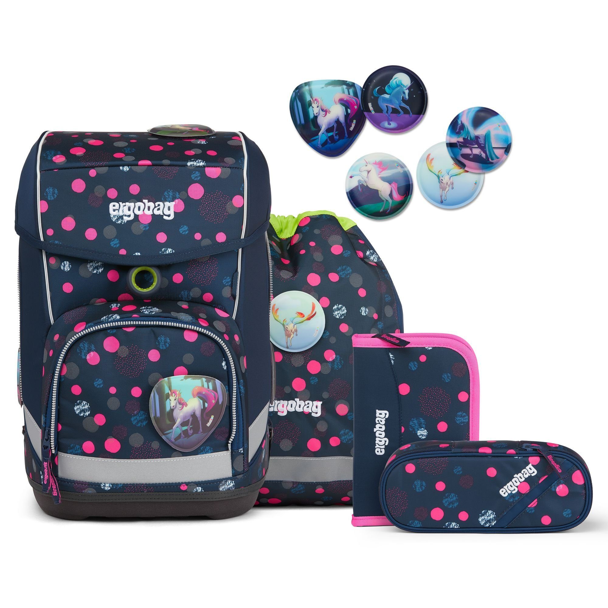ergobag Schulranzen Cubo (5-tlg), PET
