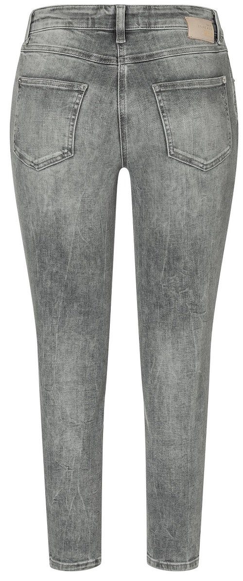 MAC 5-Pocket-Jeans MAC Jeans Mel grey destroy Leibhöhe Femininer mid Fit mit heavy hoher