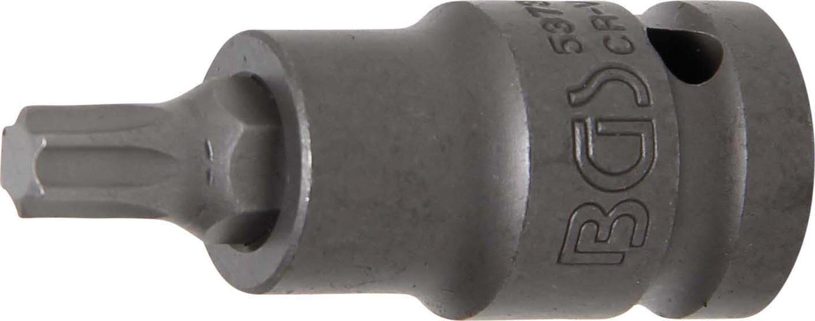 BGS technic Bit-Schraubendreher Kraft-Bit-Einsatz, Antrieb Innenvierkant 12,5 mm (1/2), T-Profil (für Torx) T45