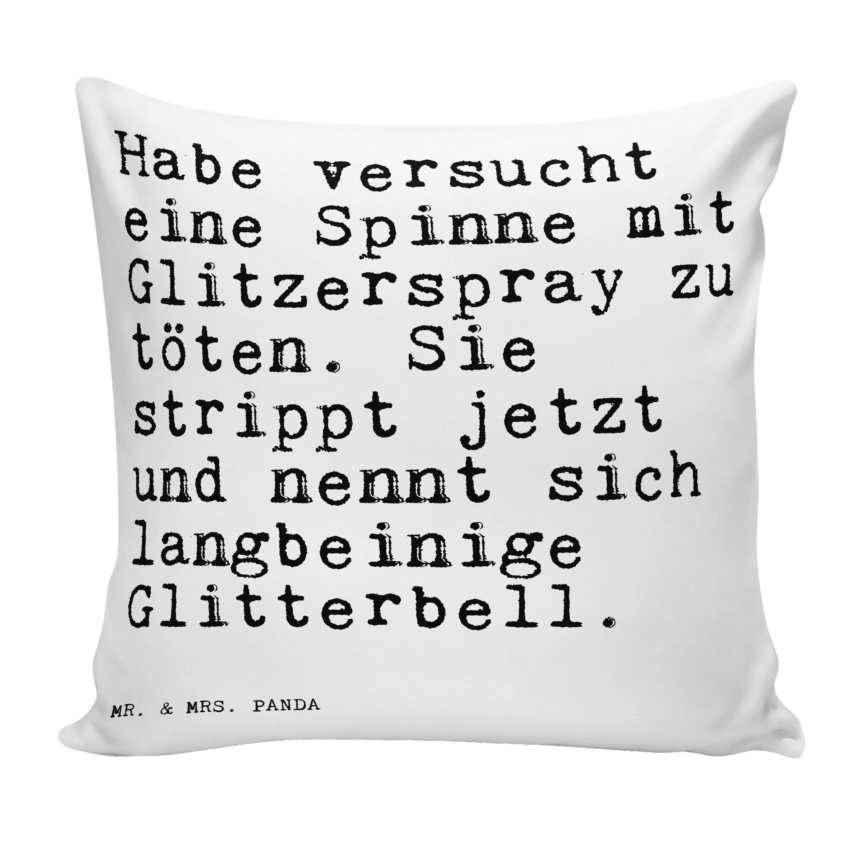 Mr. & Mrs. Panda Dekokissen »Habe versucht eine Spinne... Weiß