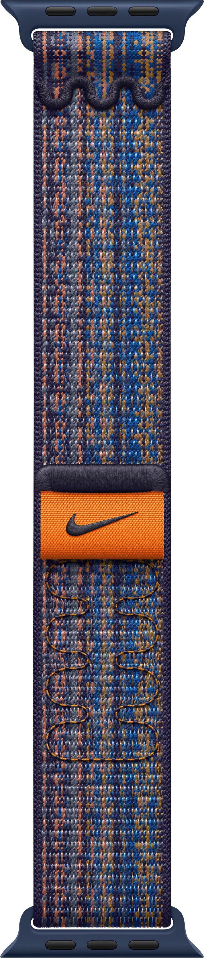 Apple Smartwatch-Armband 45 mm Nike Sport Loop Game Royal/Orange