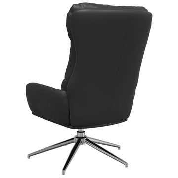 vidaXL Sessel Relaxsessel Schwarz Echtleder (1-St)