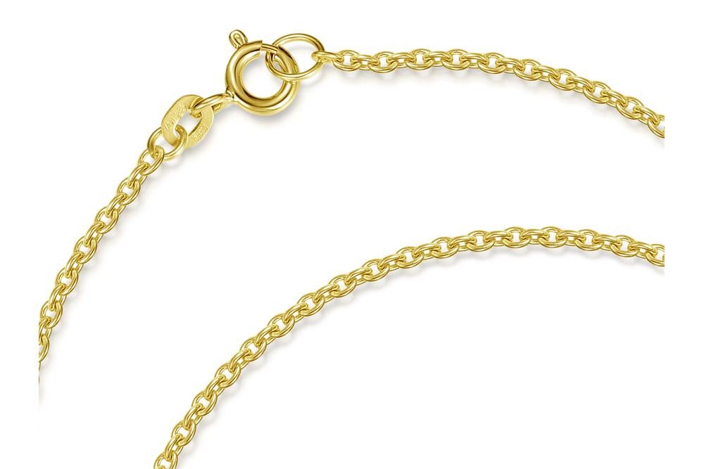 Silberkettenstore Goldarmband Erbskette Armband 1,9mm - 333 Gold, Länge wählbar von 17-23cm – Bild 3 von 4