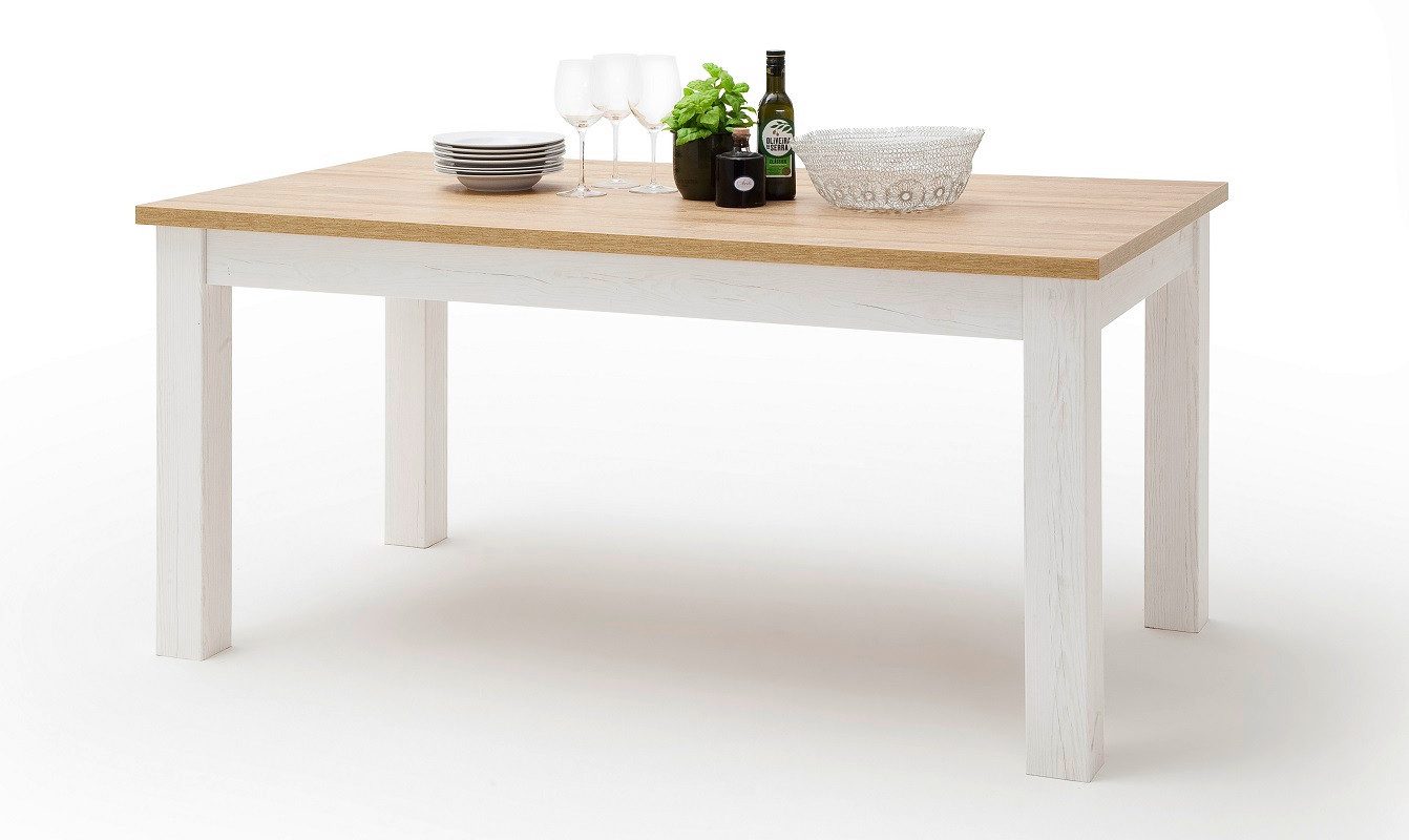 MCA furniture Esstisch Esstisch Brixen, Pinie Aurelio / Grandson Oak, 160 x 90 (No-Set)