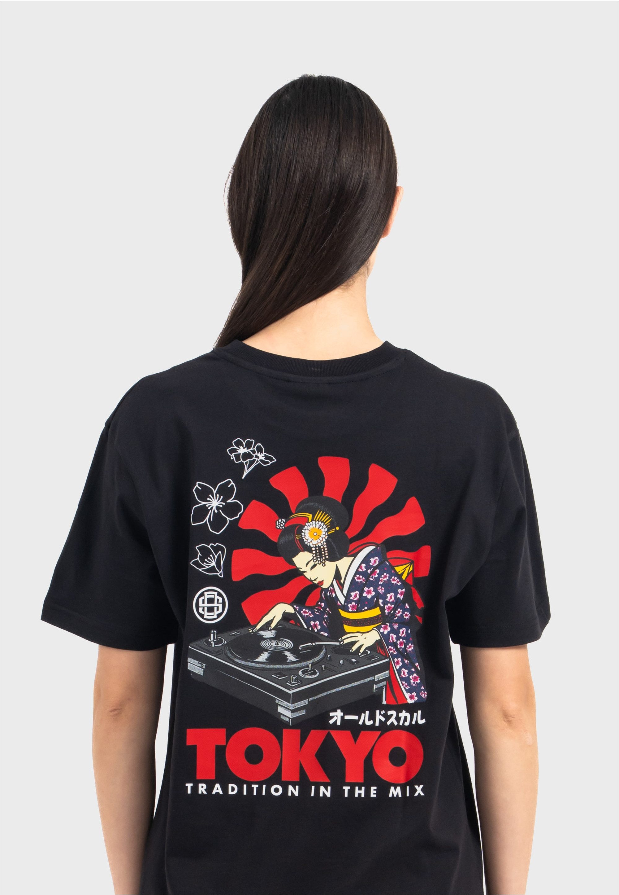 T-Shirt Asian Neon Djane Logo Graphic