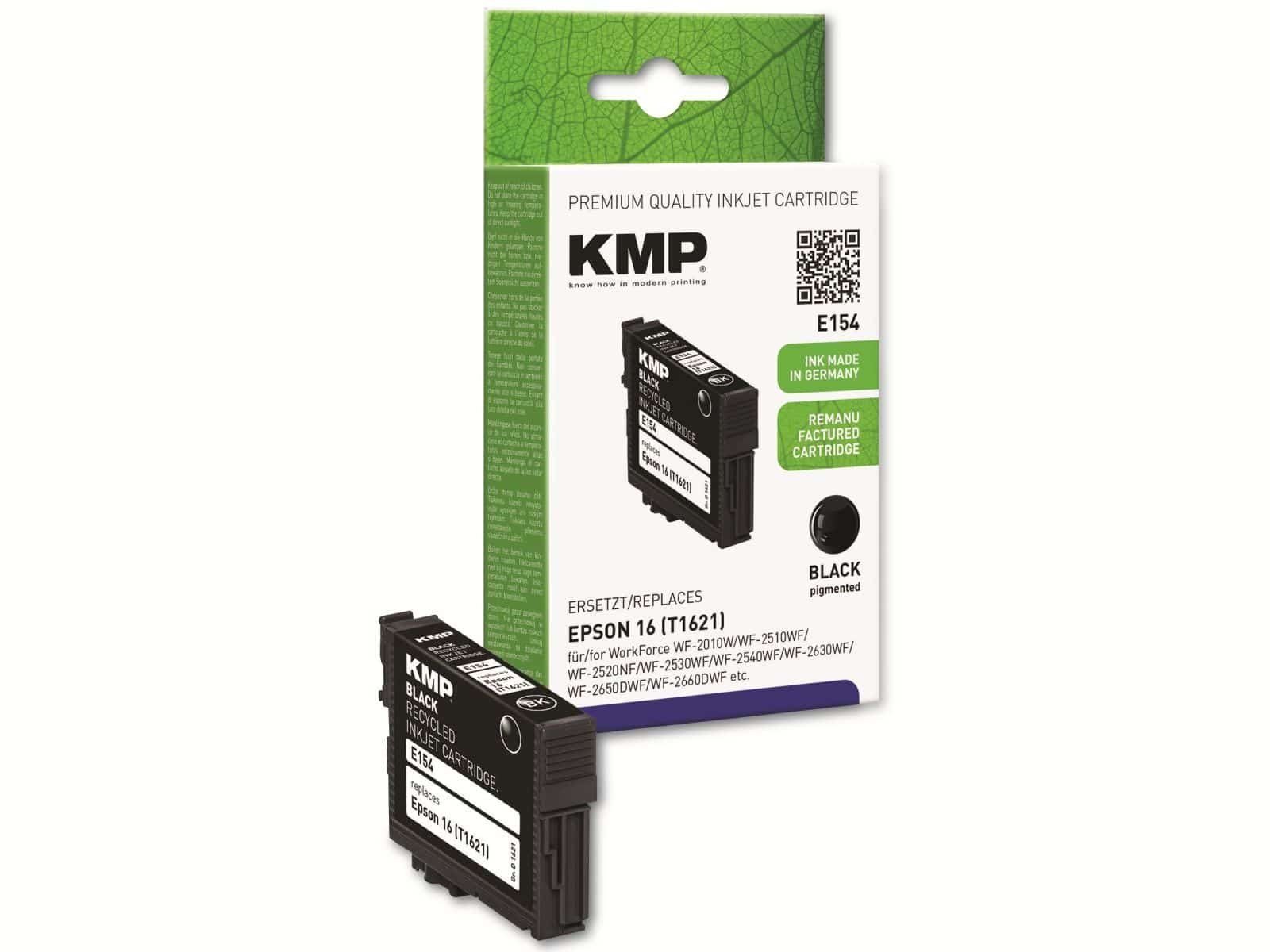 KMP KMP Tintenpatrone kompatibel für Epson 16 (T1621) Tintenpatrone
