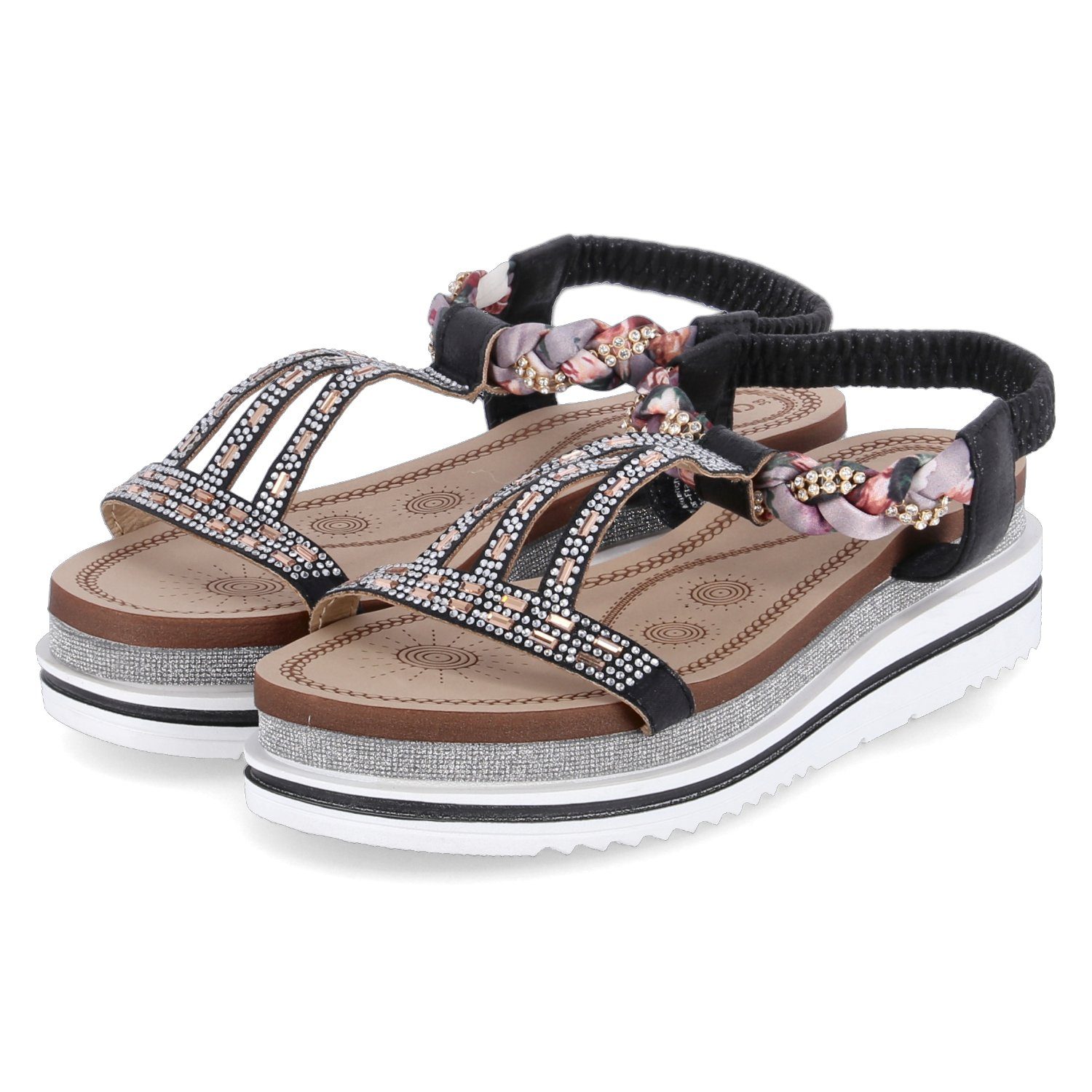 Laufsteg München T-Steg-Sandalen Sandalette