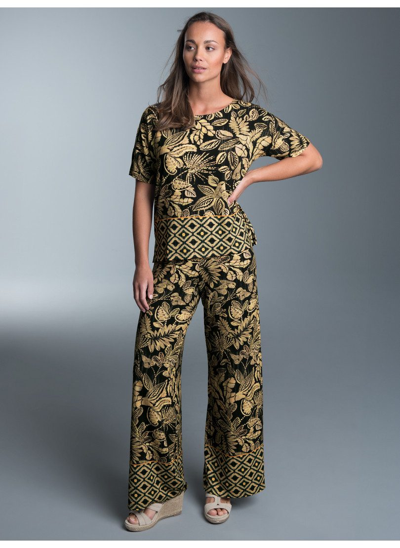 Trigema Freizeitanzug TRIGEMA Freizeit-Set mit floralem Allover-Print (1-tl günstig online kaufen