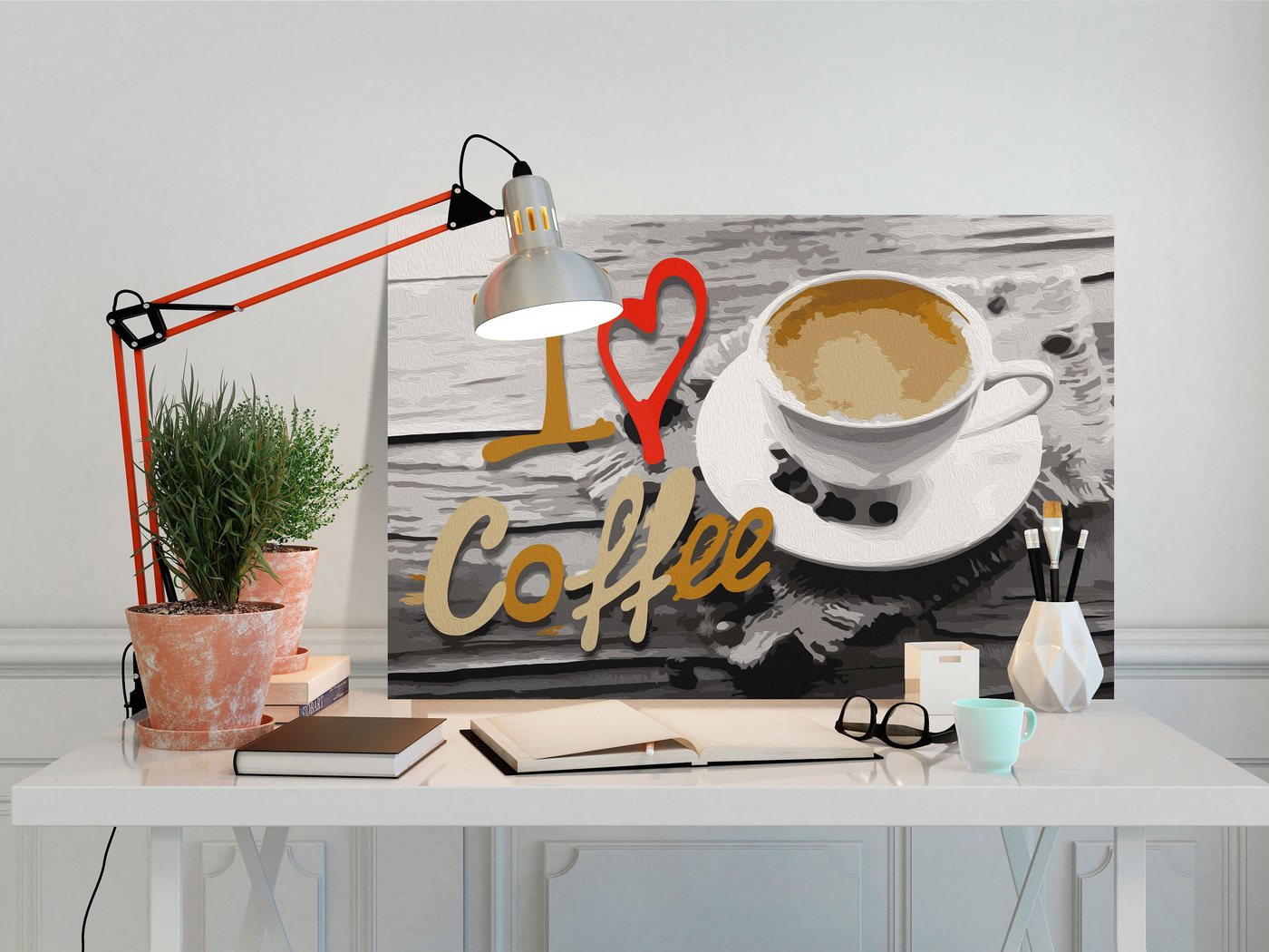 Thumbnail - Artgeist Malen nach Zahlen I Love Coffee