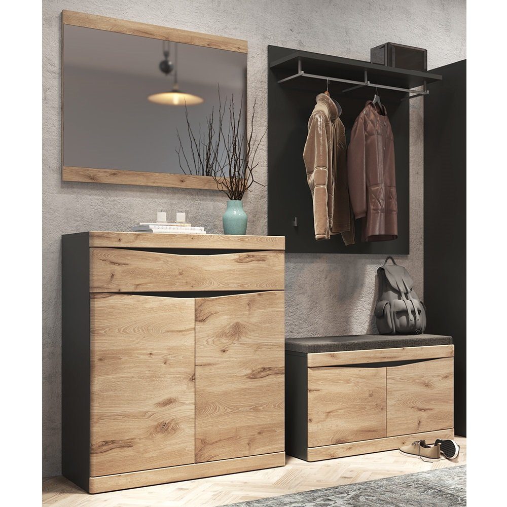 Lomadox Garderoben-Set SUNBURY-129, (Spar-Set, 4-St), Kommode, günstig online kaufen